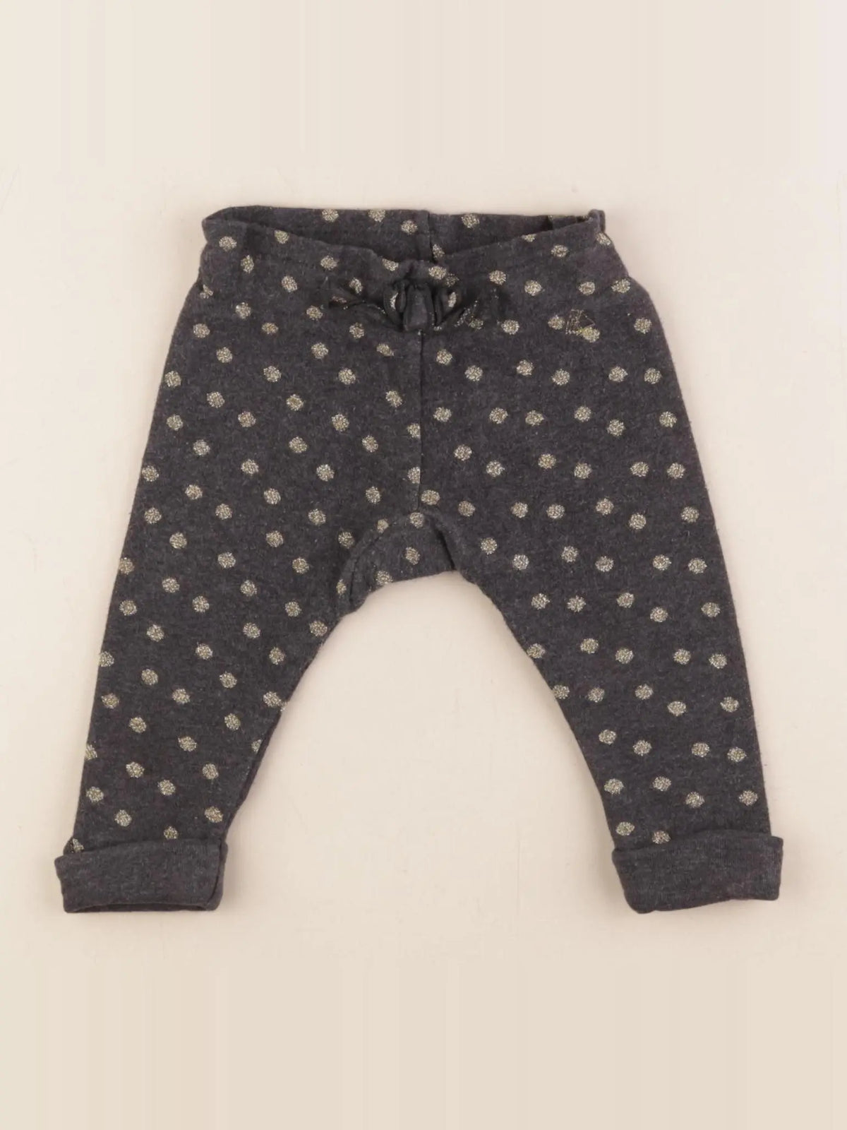 Petit Bateau - sarouel gris - 6 mois