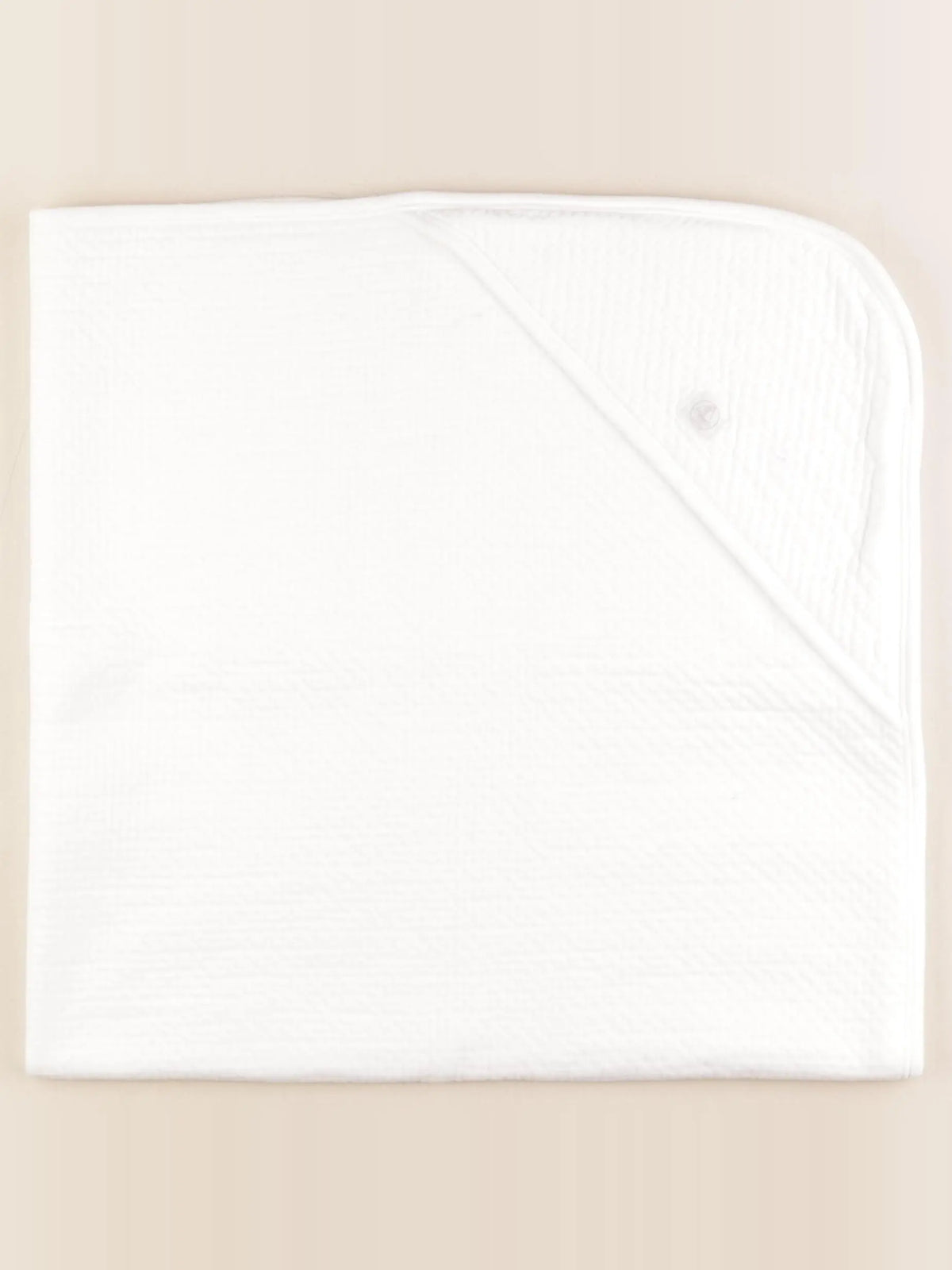 Petit Bateau - cape de bain blanc - 18/36 mois