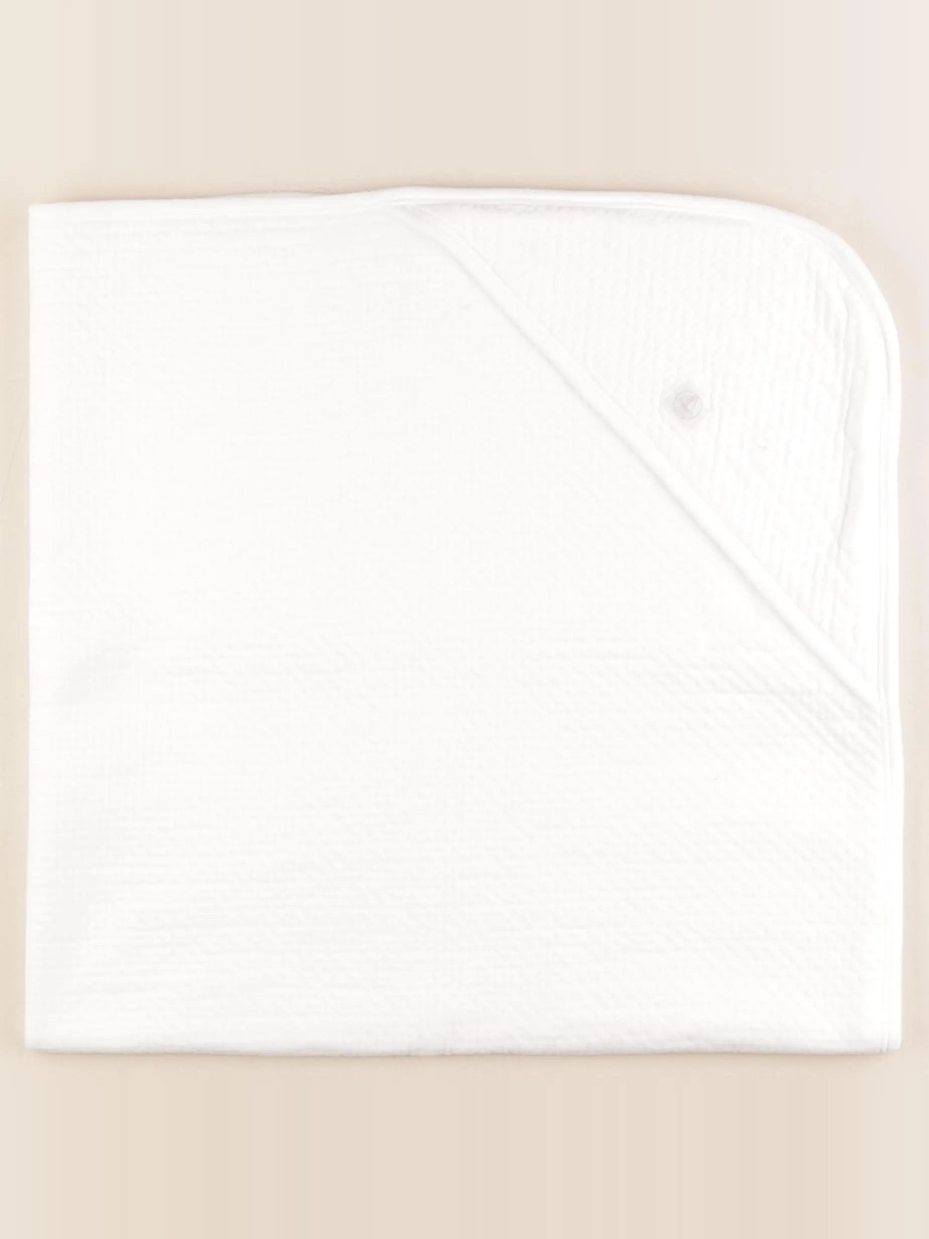 Petit Bateau - cape de bain blanc - 18/36 mois