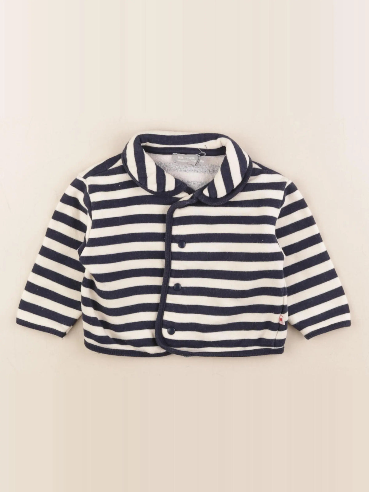 Boutchou - sweat bleu - 9 mois