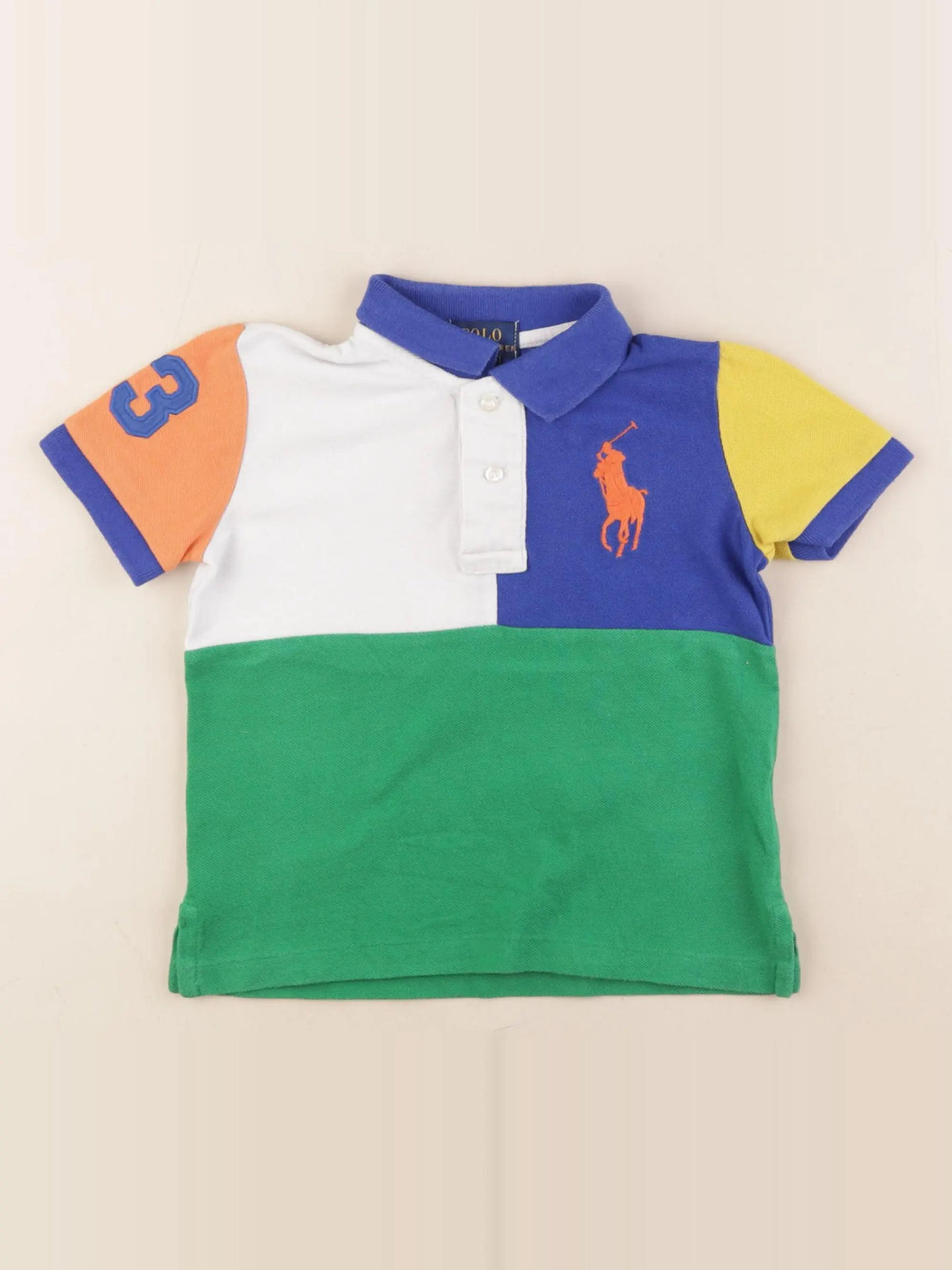 Ralph Lauren - polo bleu - 2 ans