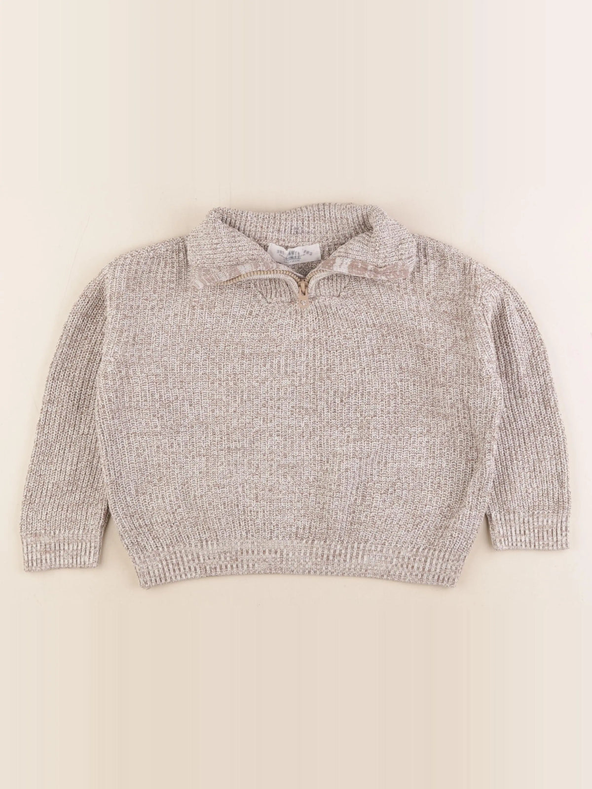 H&M - pull beige - 2/4 ans