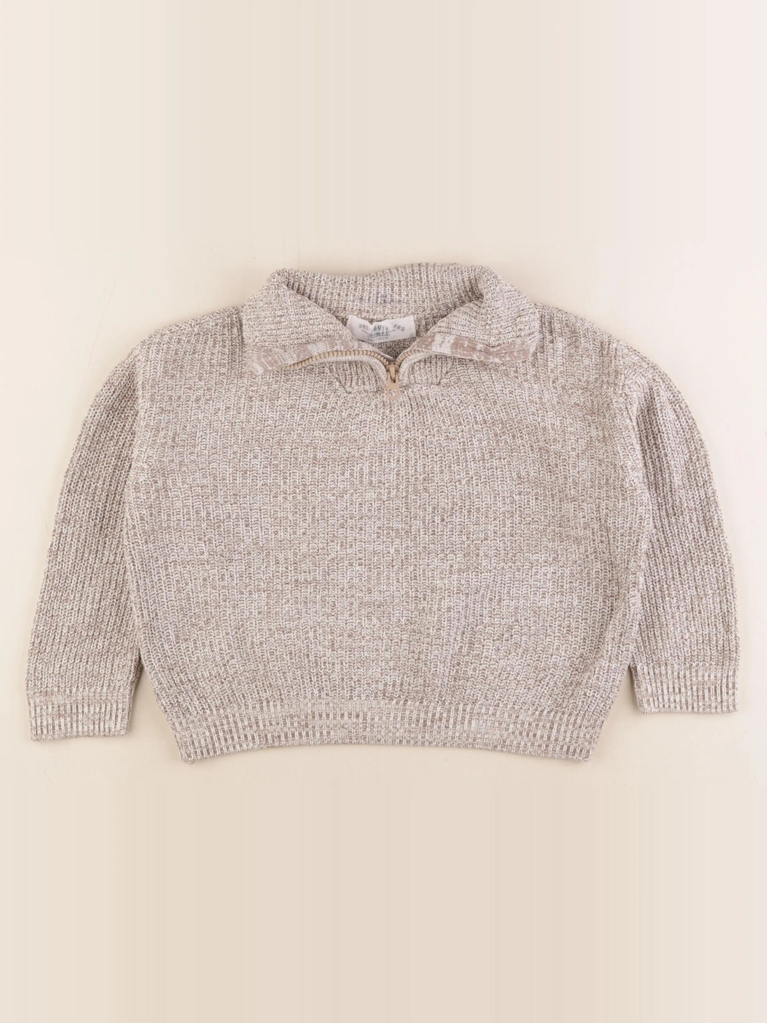 H&M - pull beige - 2/4 ans