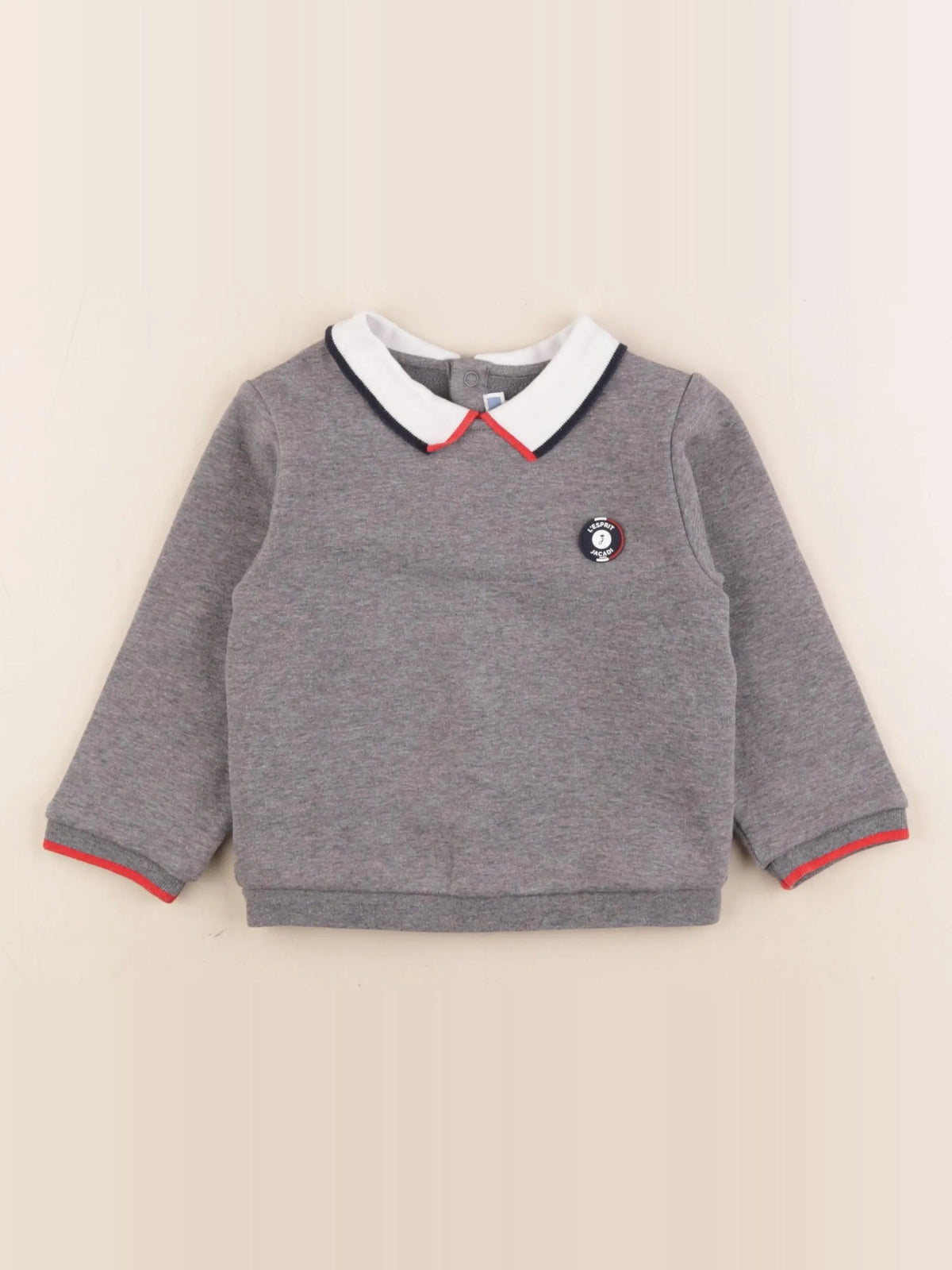 Jacadi - sweat gris - 24 mois