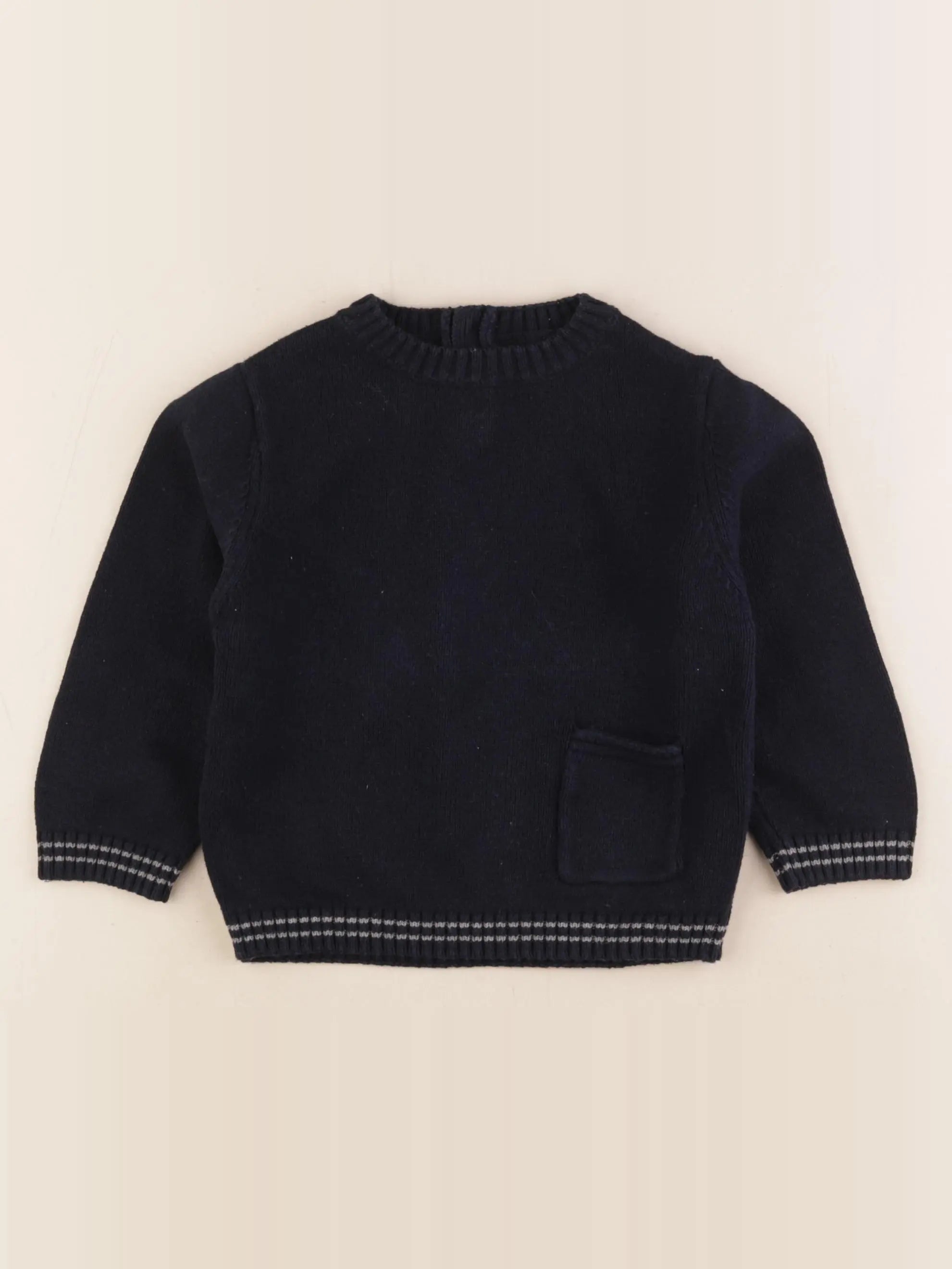 Mango - pull bleu - 2/3 ans