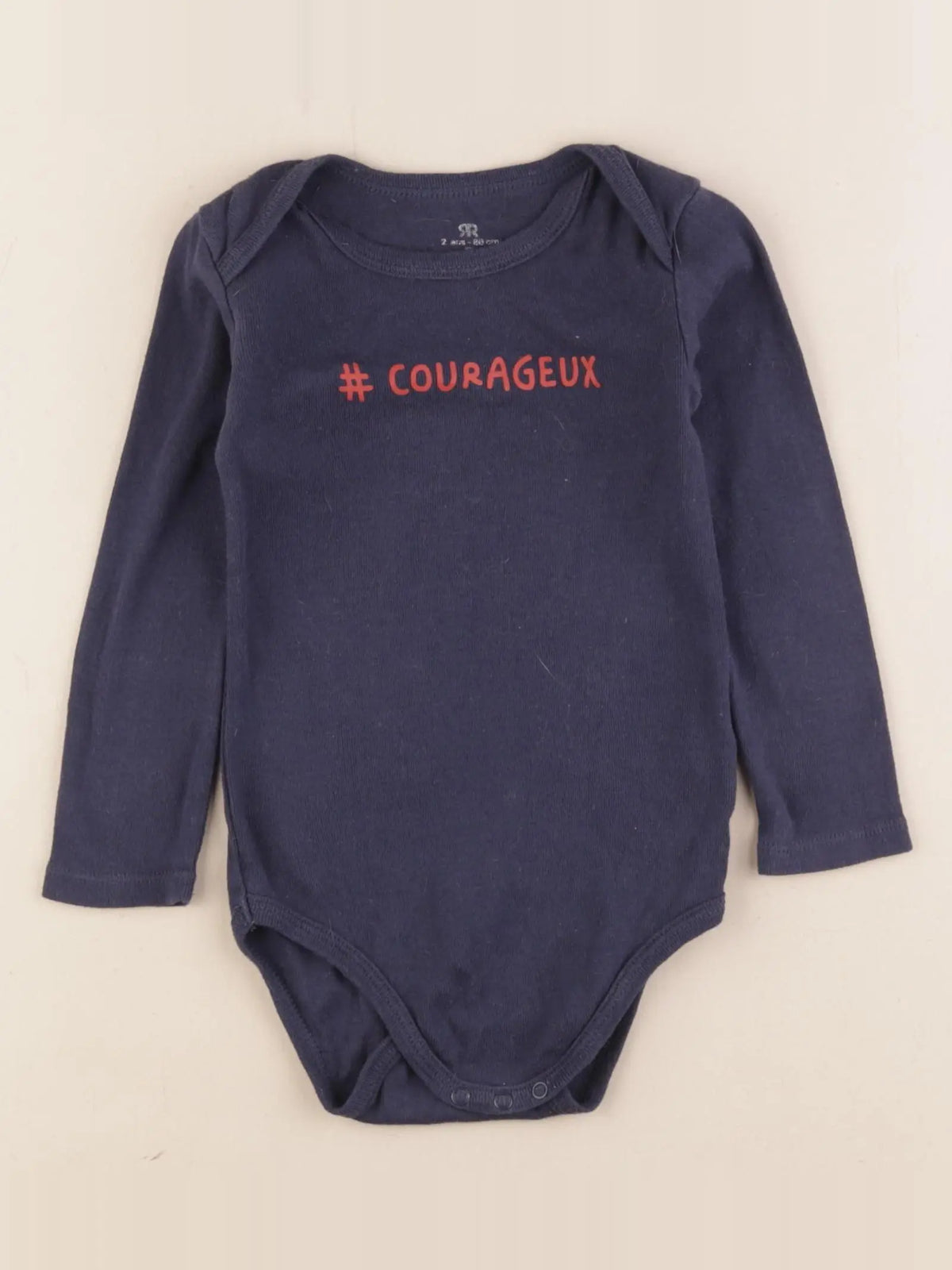 La Redoute - body bleu - 2 ans