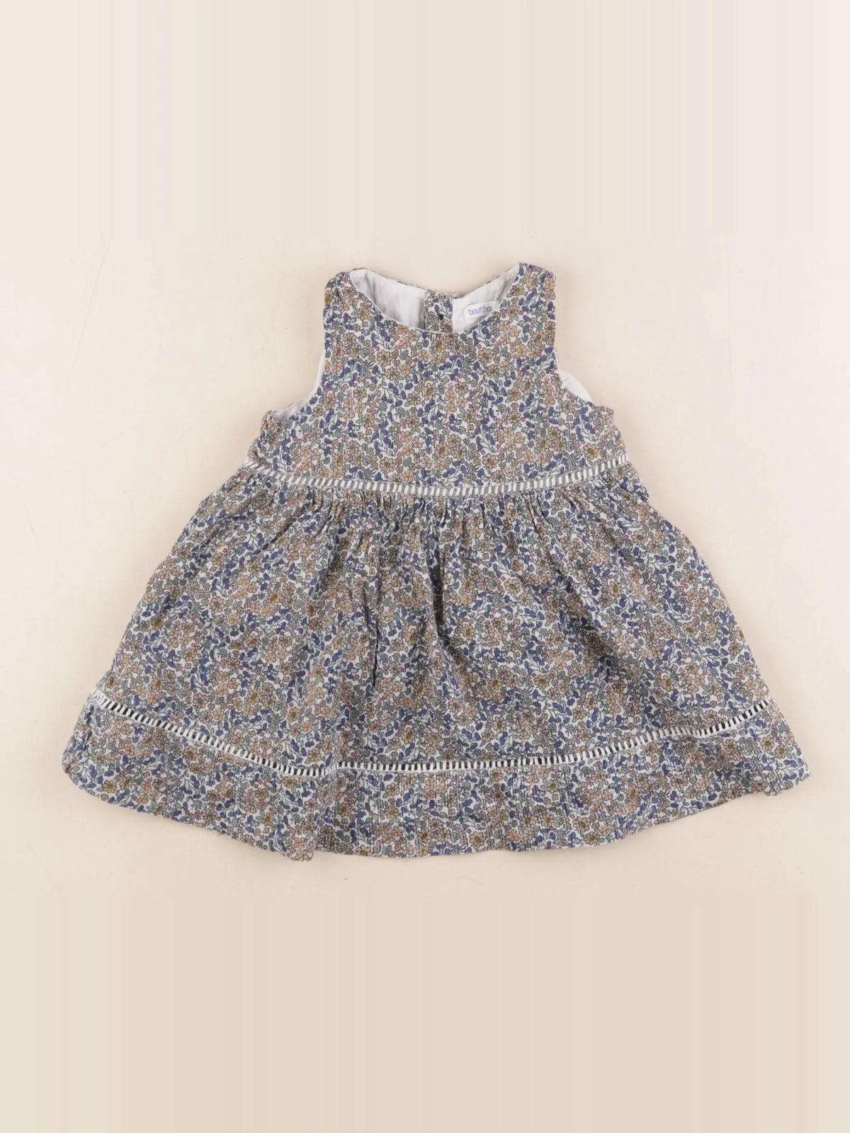 Boutchou - robe multicolore - 6 mois