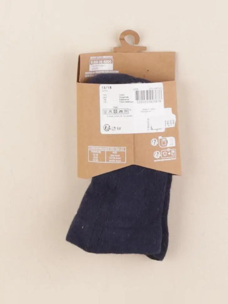 Boutchou - collants bleu - 0/9 mois