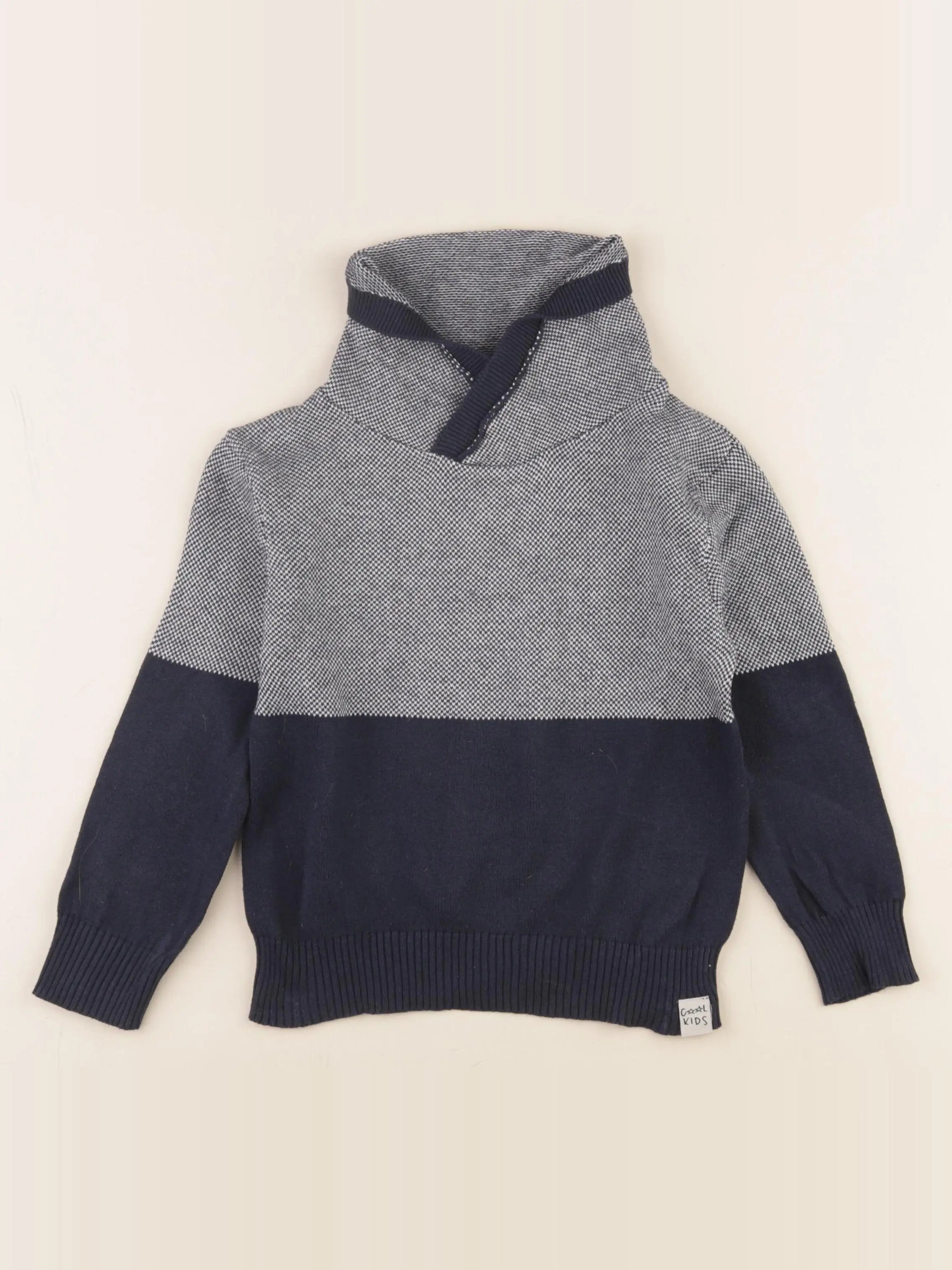 Vertbaudet - pull bleu - 4 ans