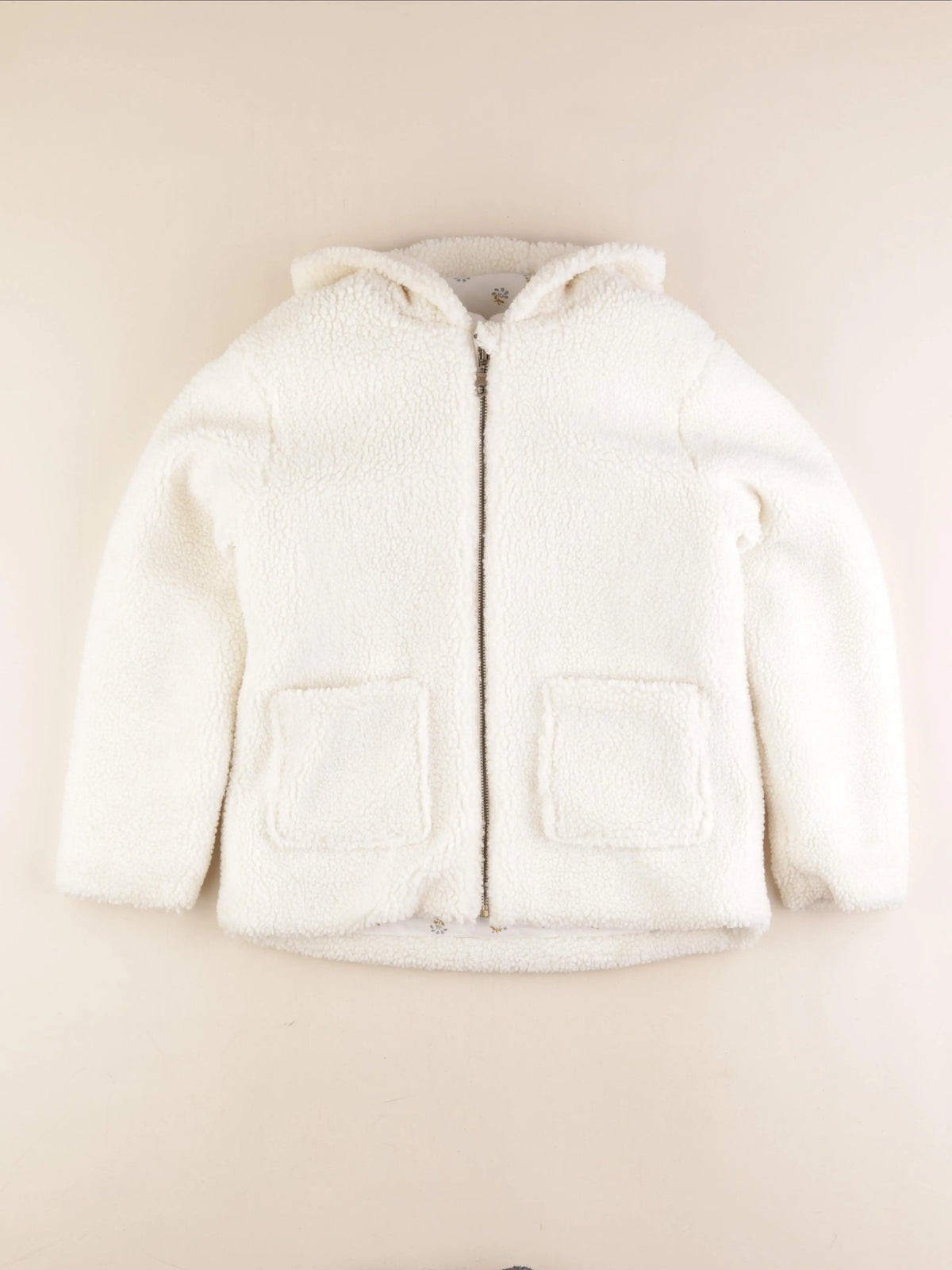 Vertbaudet - veste blanc - 10 ans