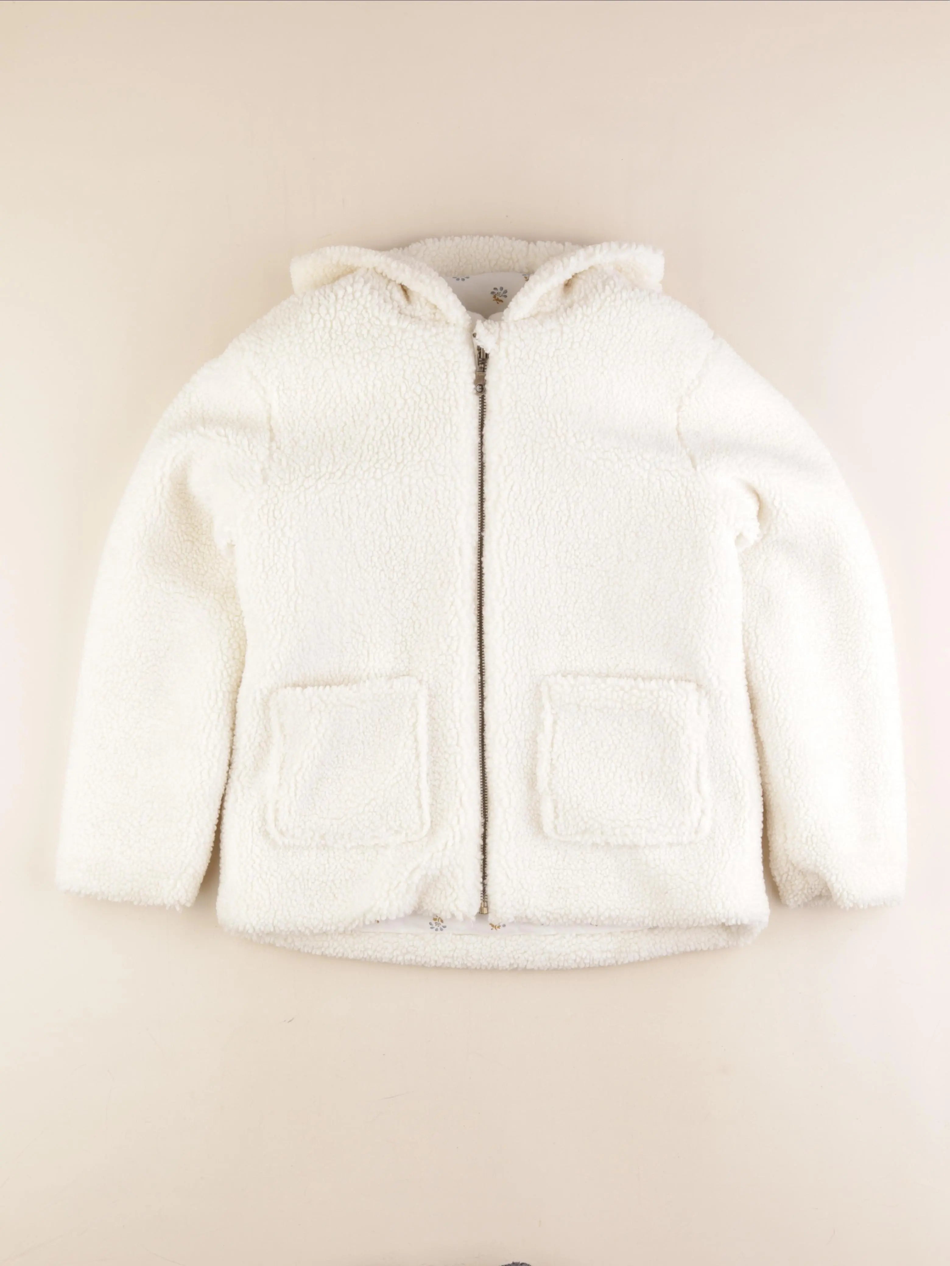 Vertbaudet - veste blanc - 10 ans