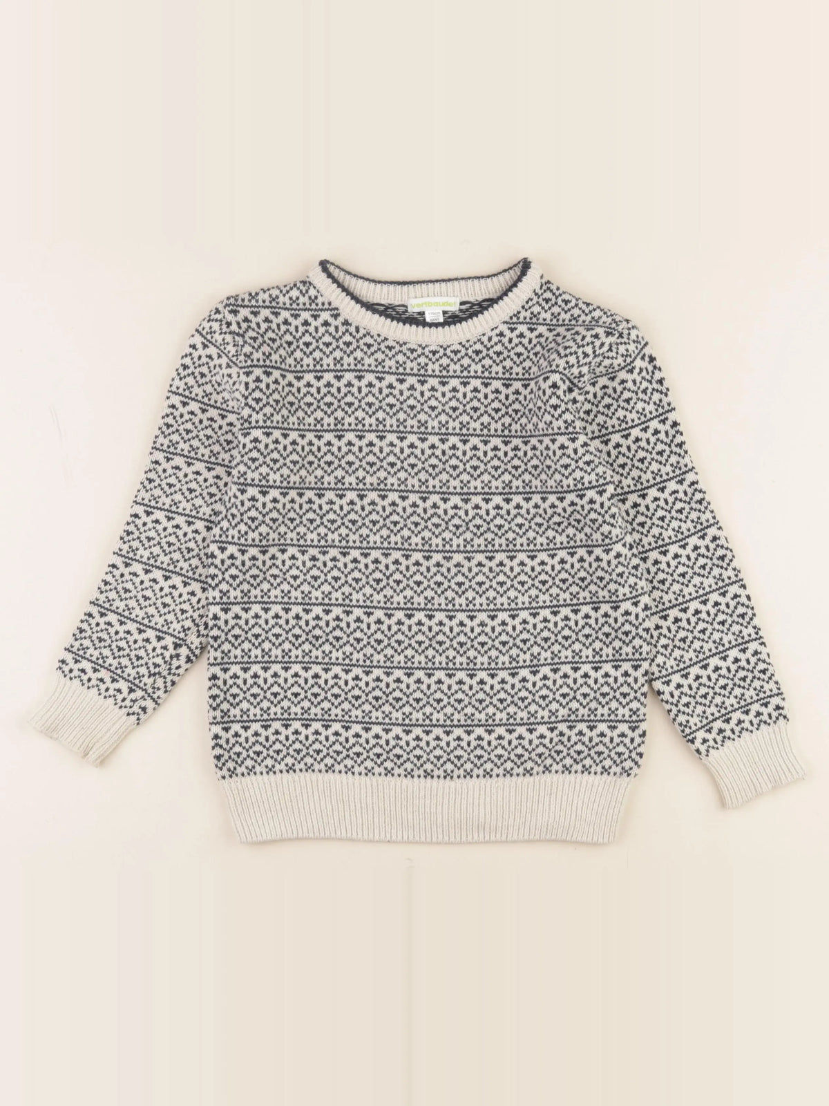 Vertbaudet - pull multicolore - 6 ans