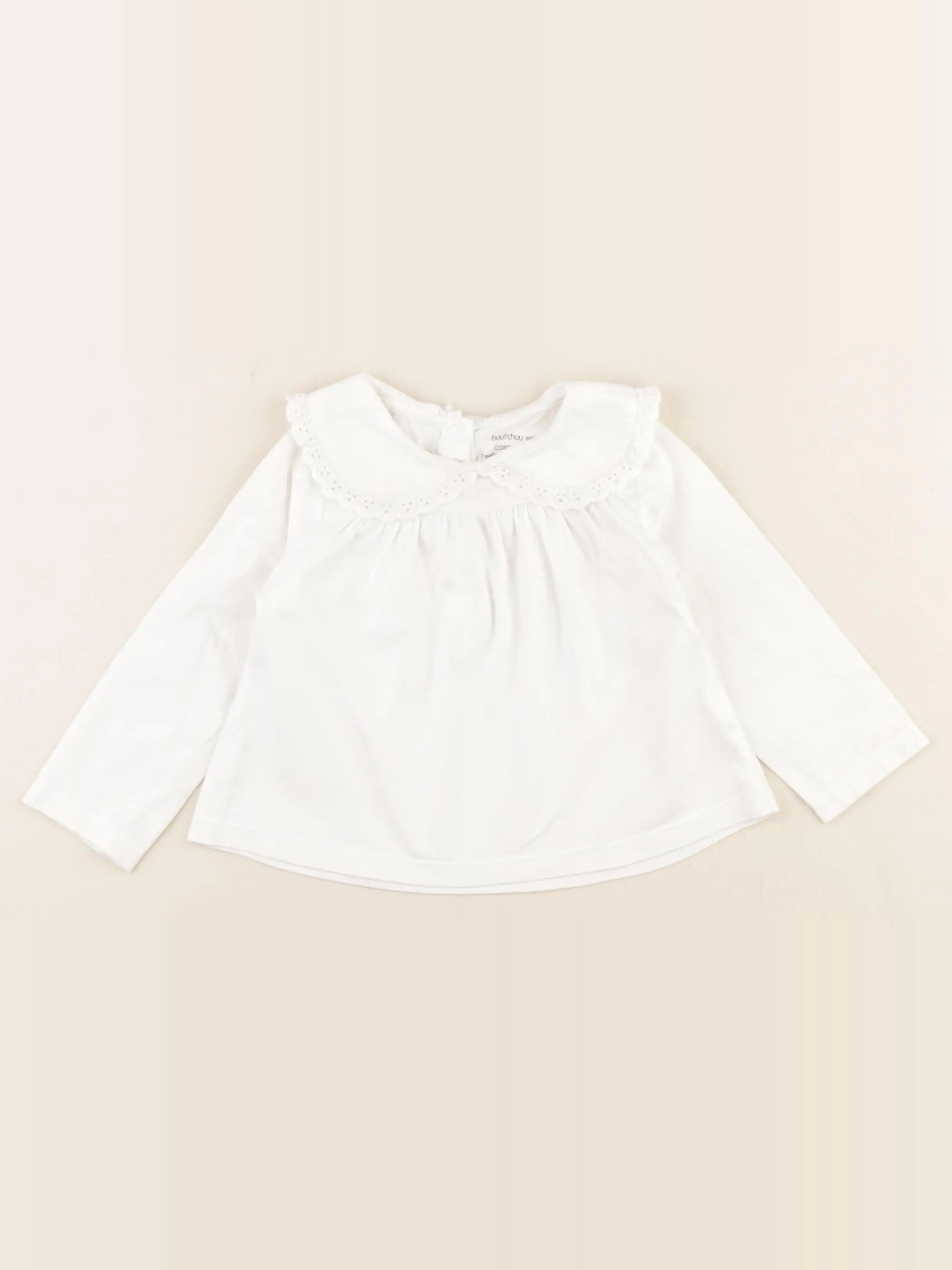 Boutchou - tee-shirt blanc - 9 mois