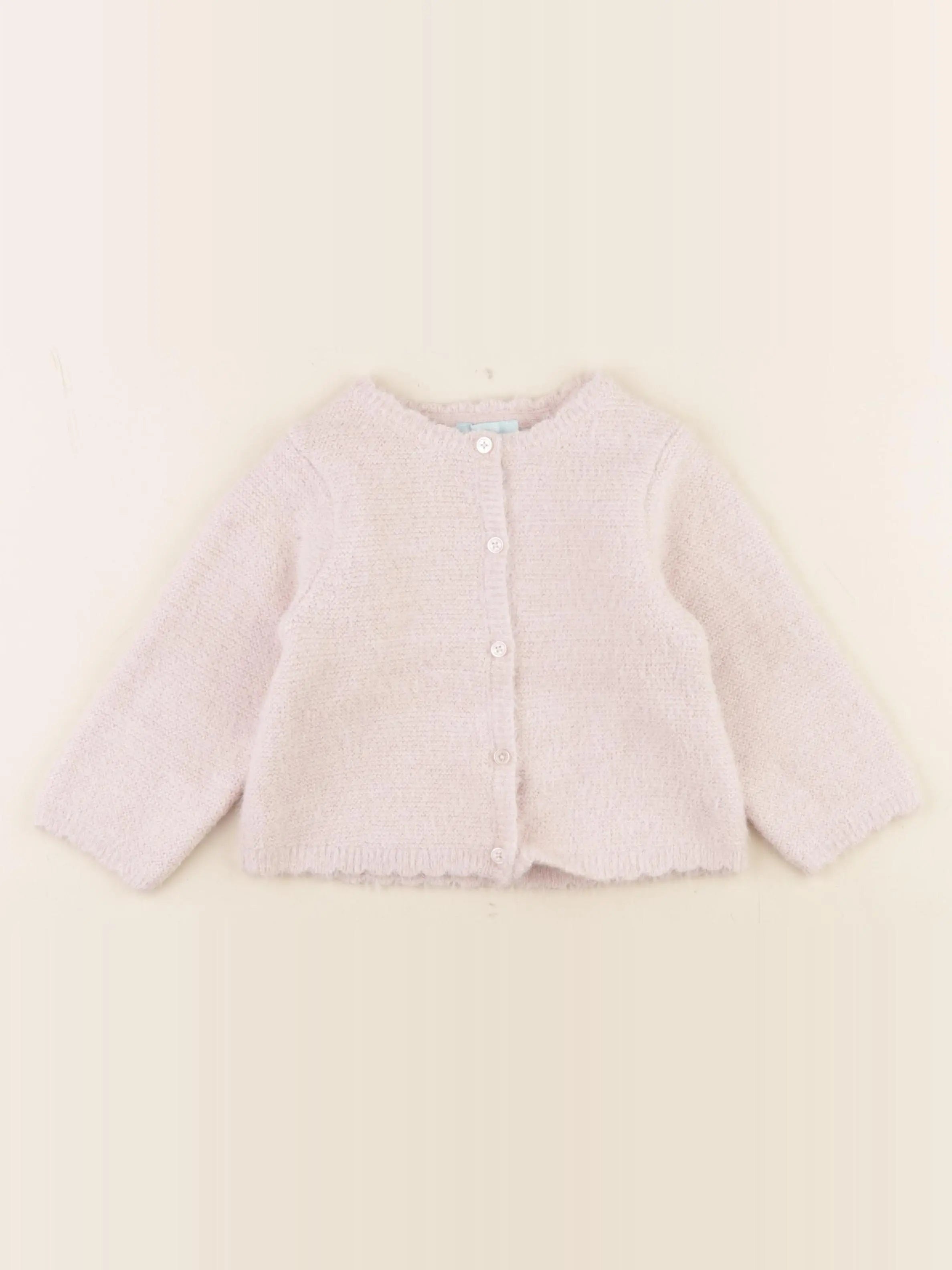 Obaïbi - gilet rose - 18 mois