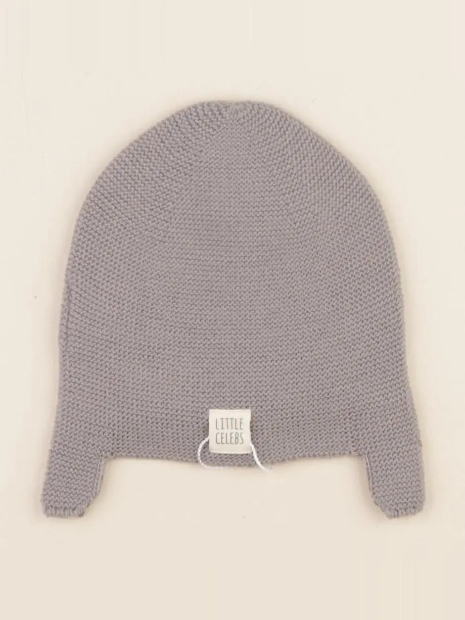 Little Celebs - bonnet gris - 6/12 mois