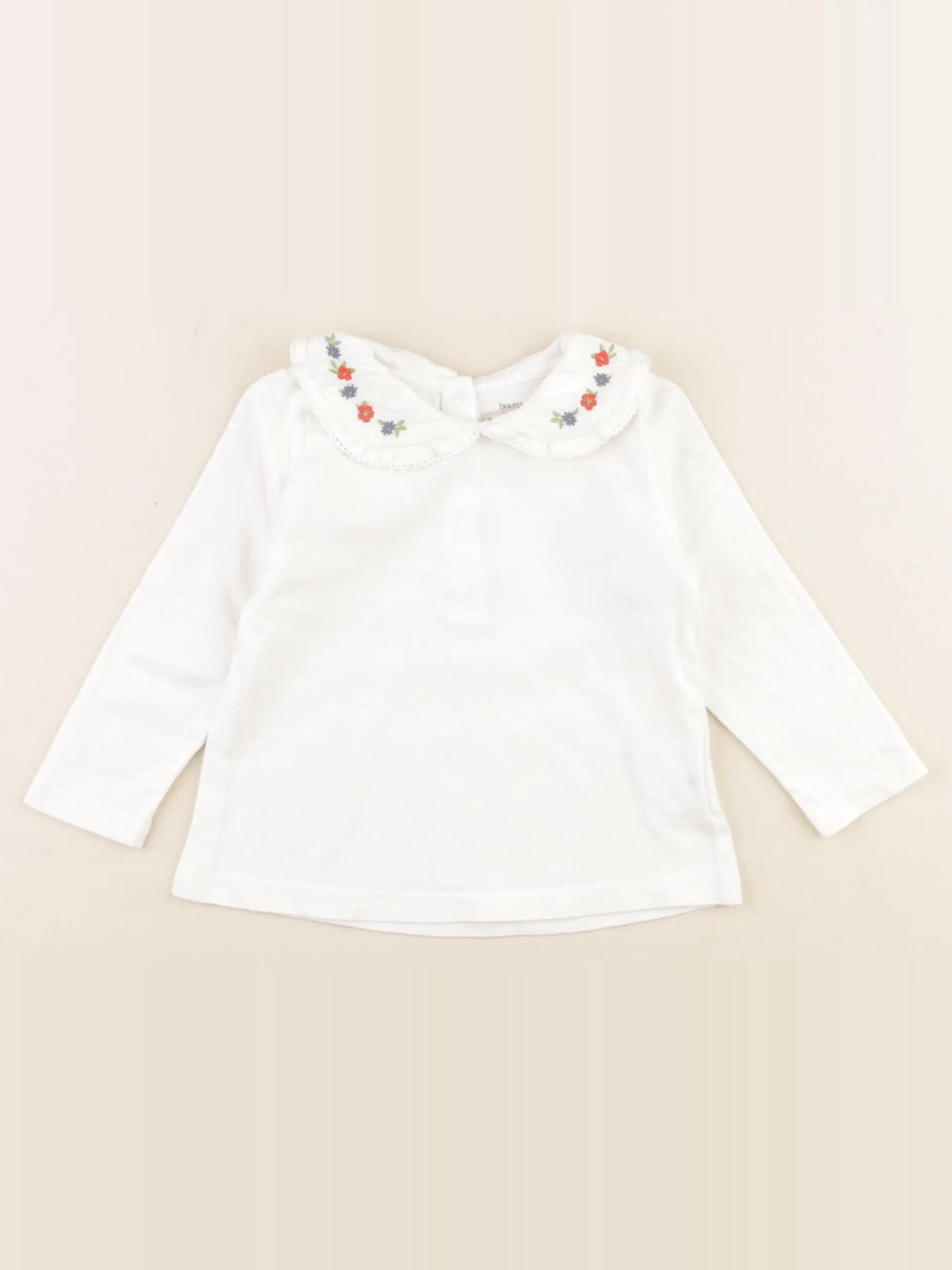 Boutchou - tee-shirt blanc - 12 mois