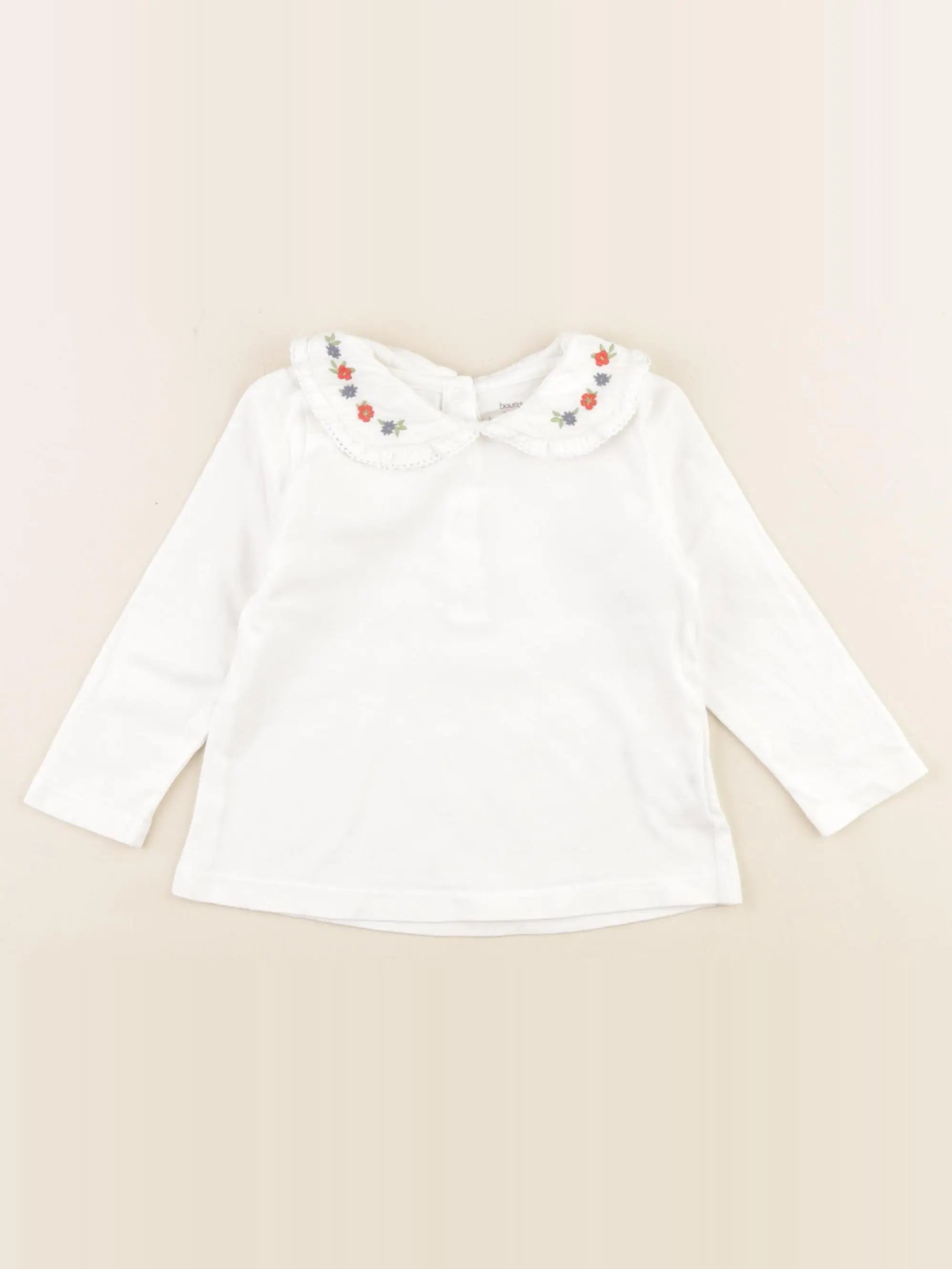 Boutchou - tee-shirt blanc - 12 mois