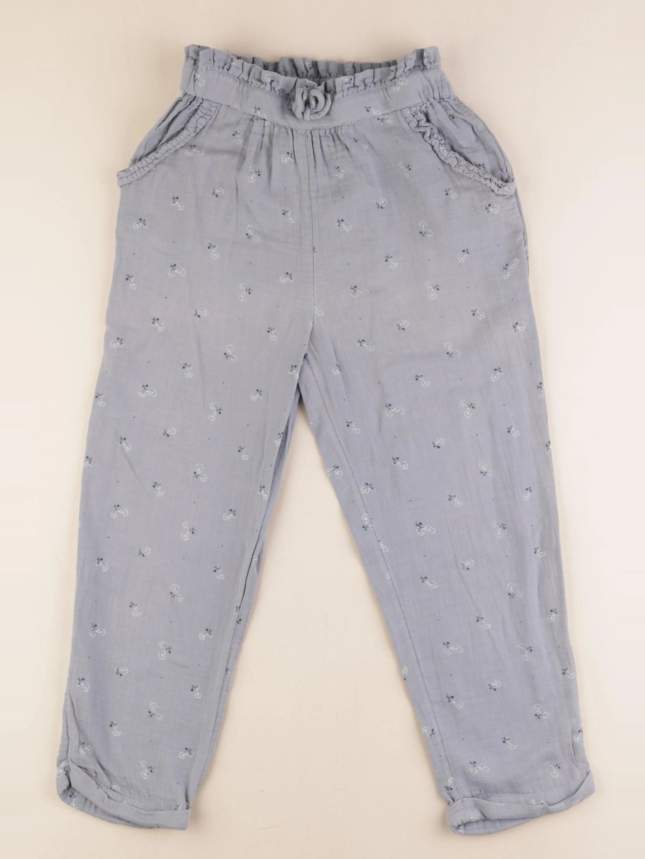 Vertbaudet - pantalon bleu - 10 ans