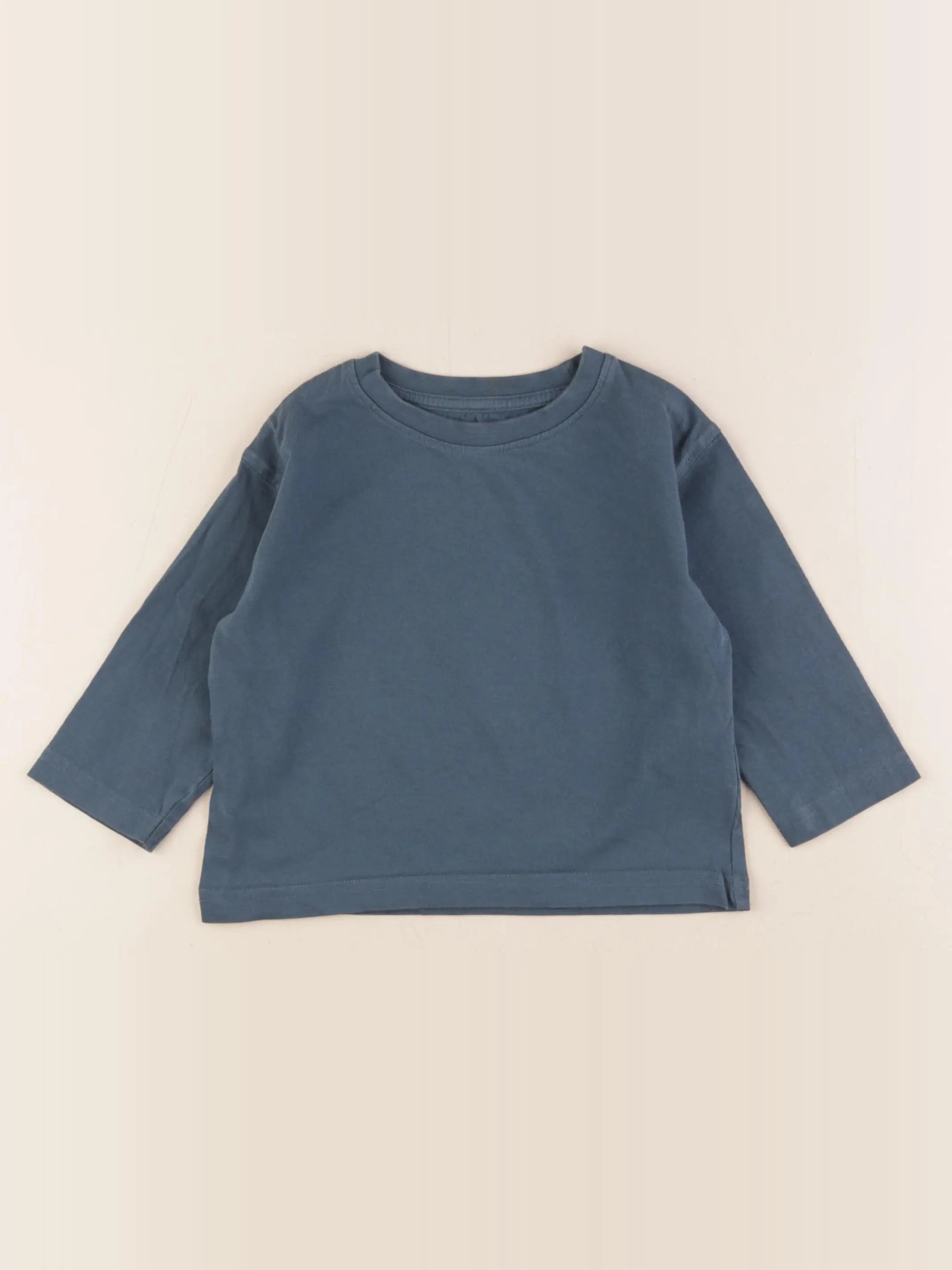 Vertbaudet - tee-shirt bleu - 2 ans