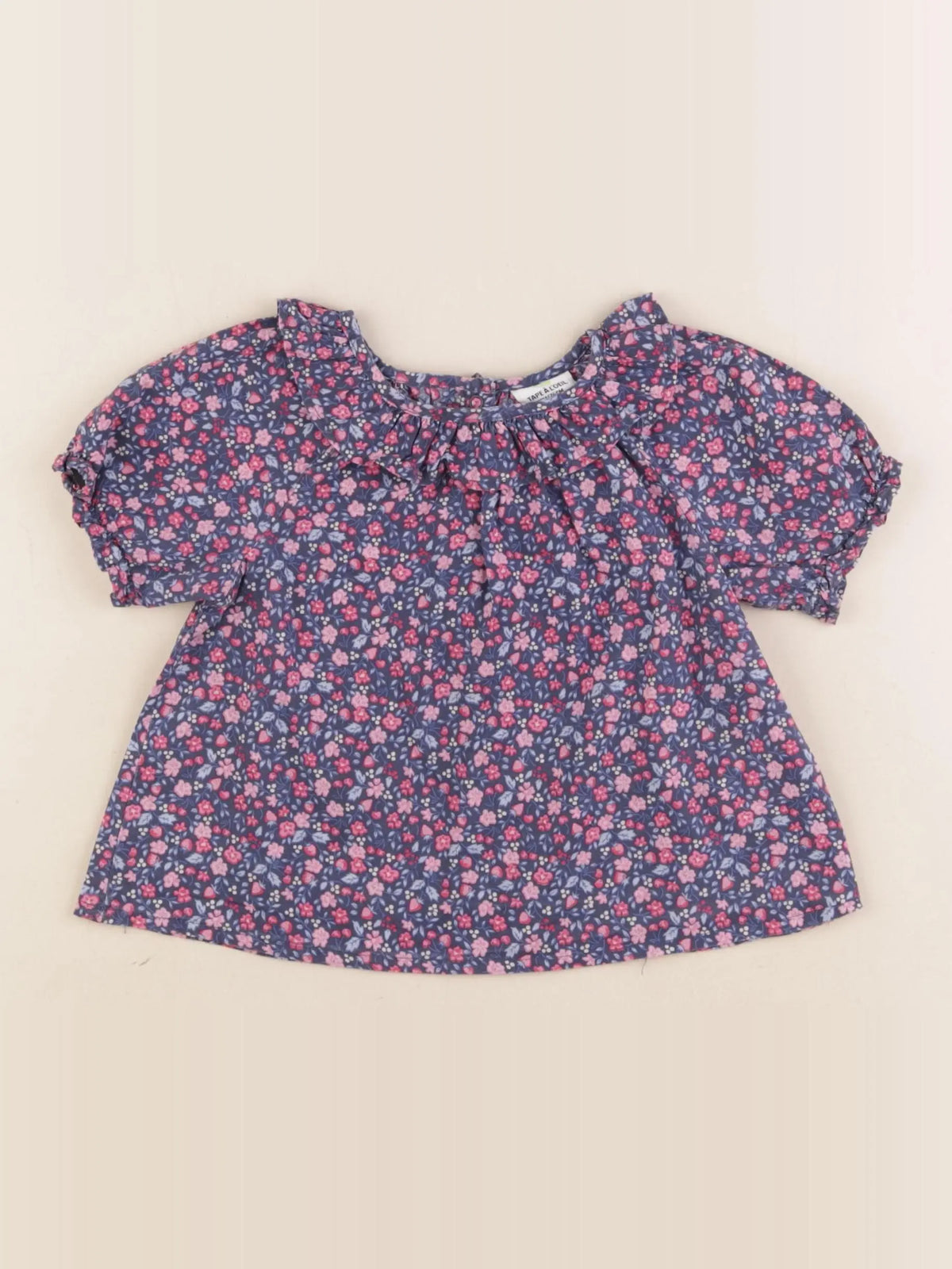 Tape à l'oeil - blouse multicolore - 12 mois