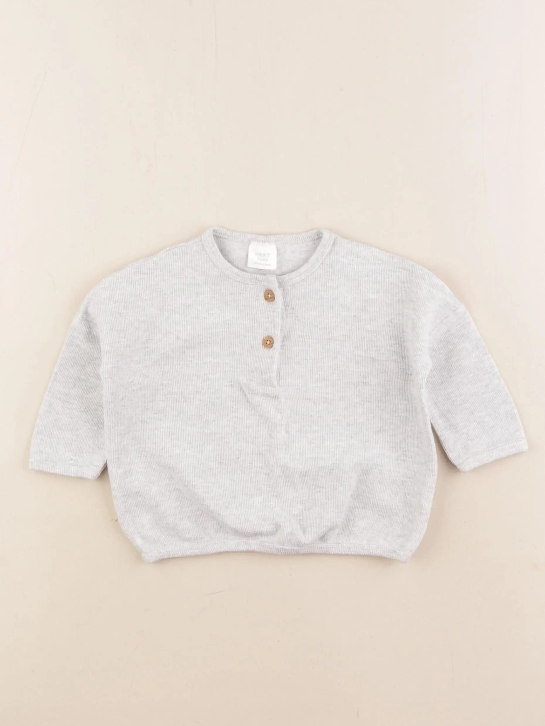 Next - tee-shirt gris - 3/6 mois