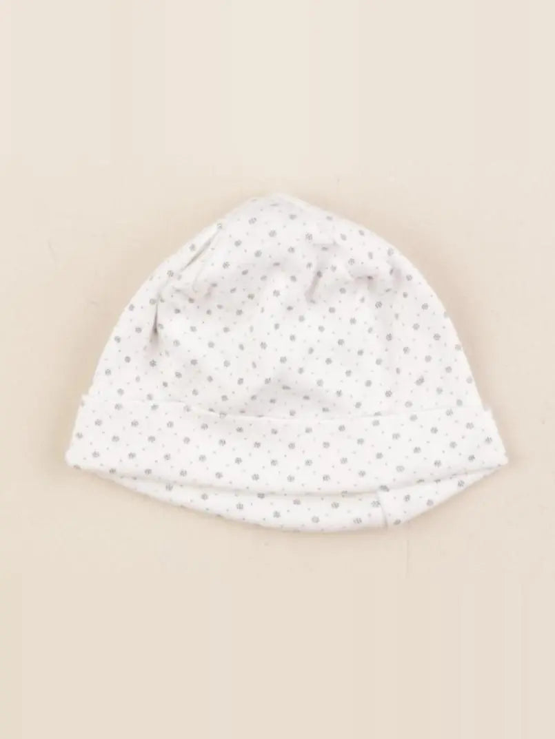 Cyrillus - bonnet blanc - 1 mois