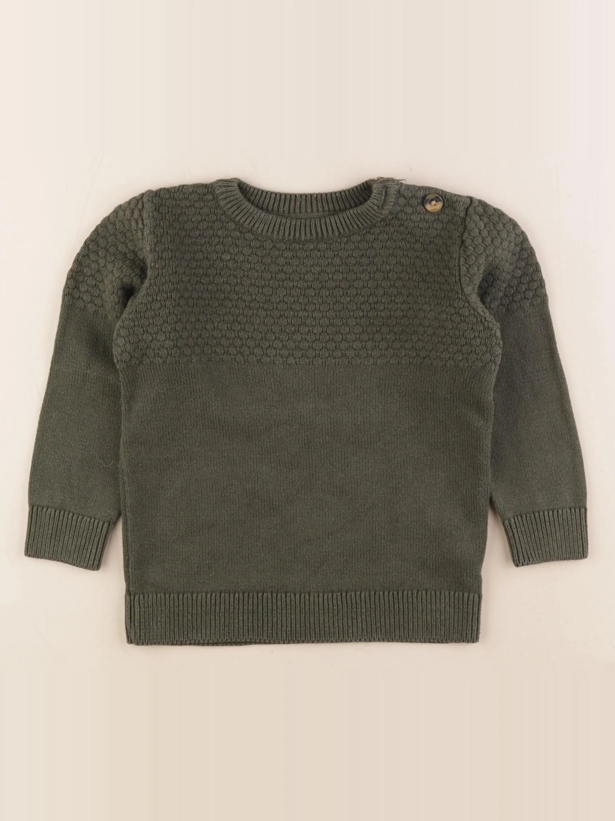 Vertbaudet - pull vert - 4 ans