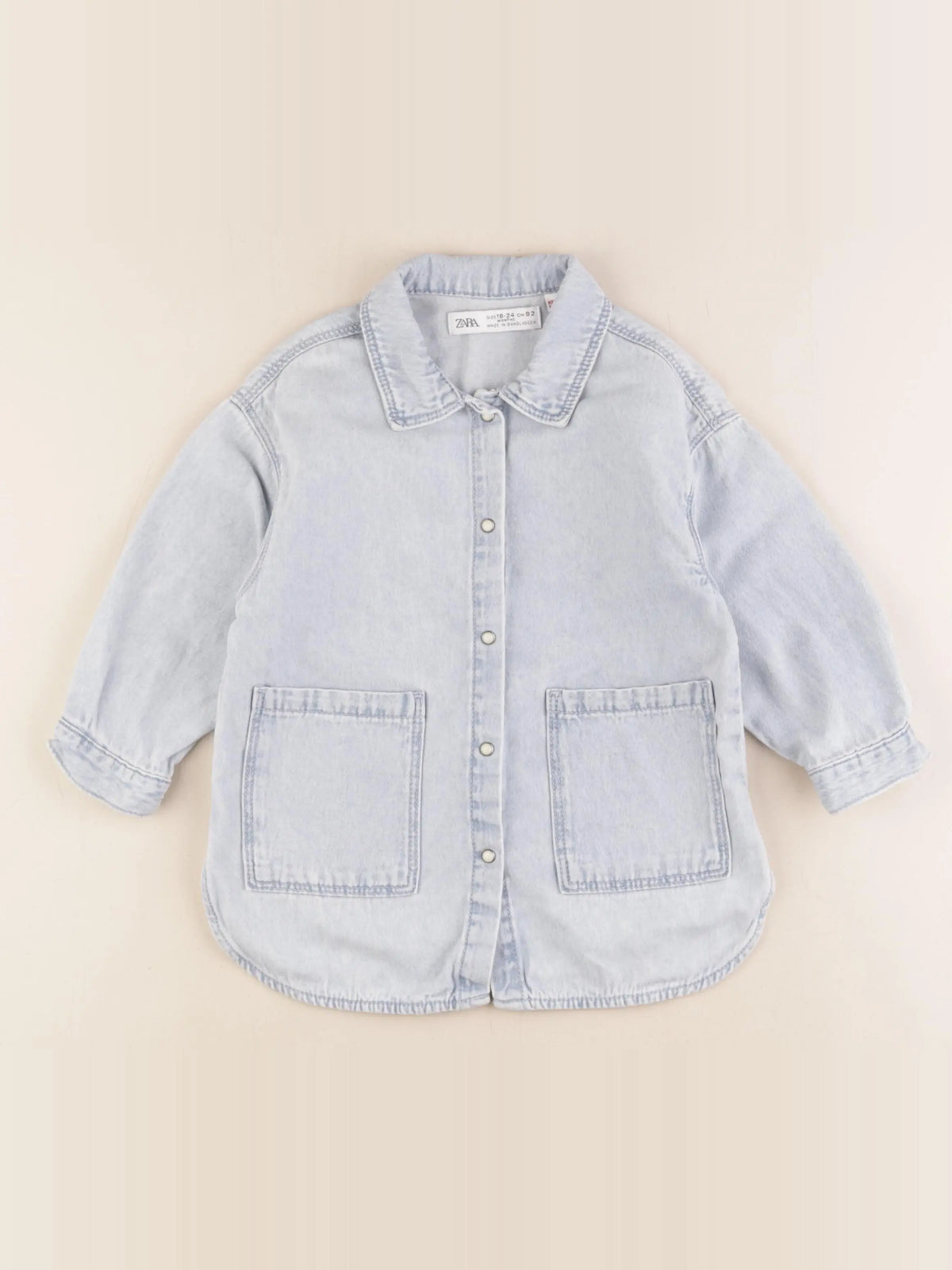 Zara - robe bleu - 18/24 mois