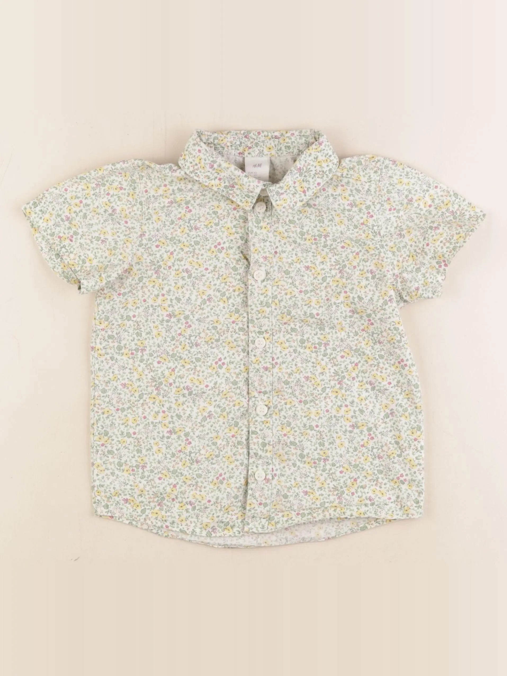 H&M - blouse vert - 2 ans