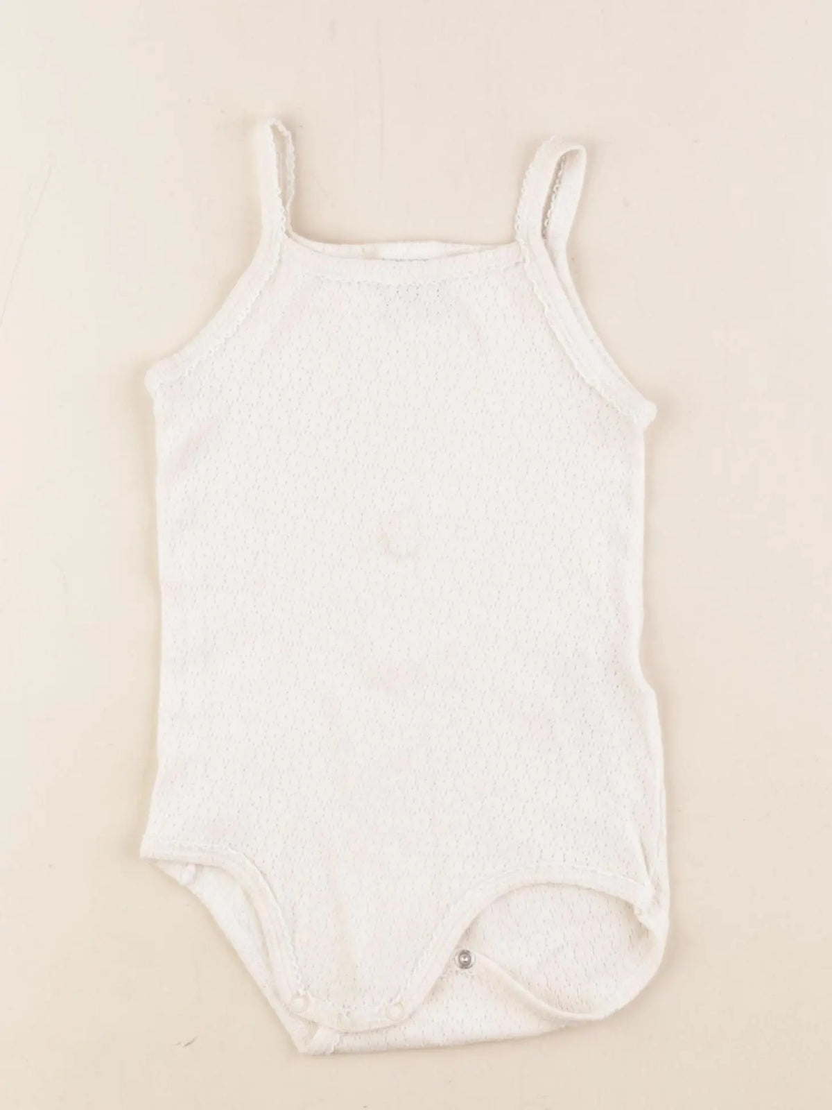 Petit Bateau - body beige - 36 mois