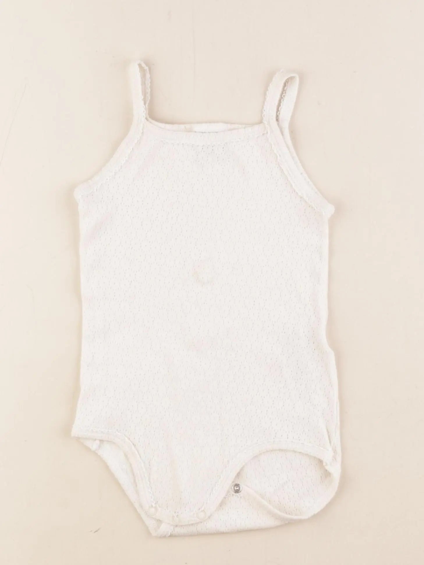 Petit Bateau - body beige - 36 mois
