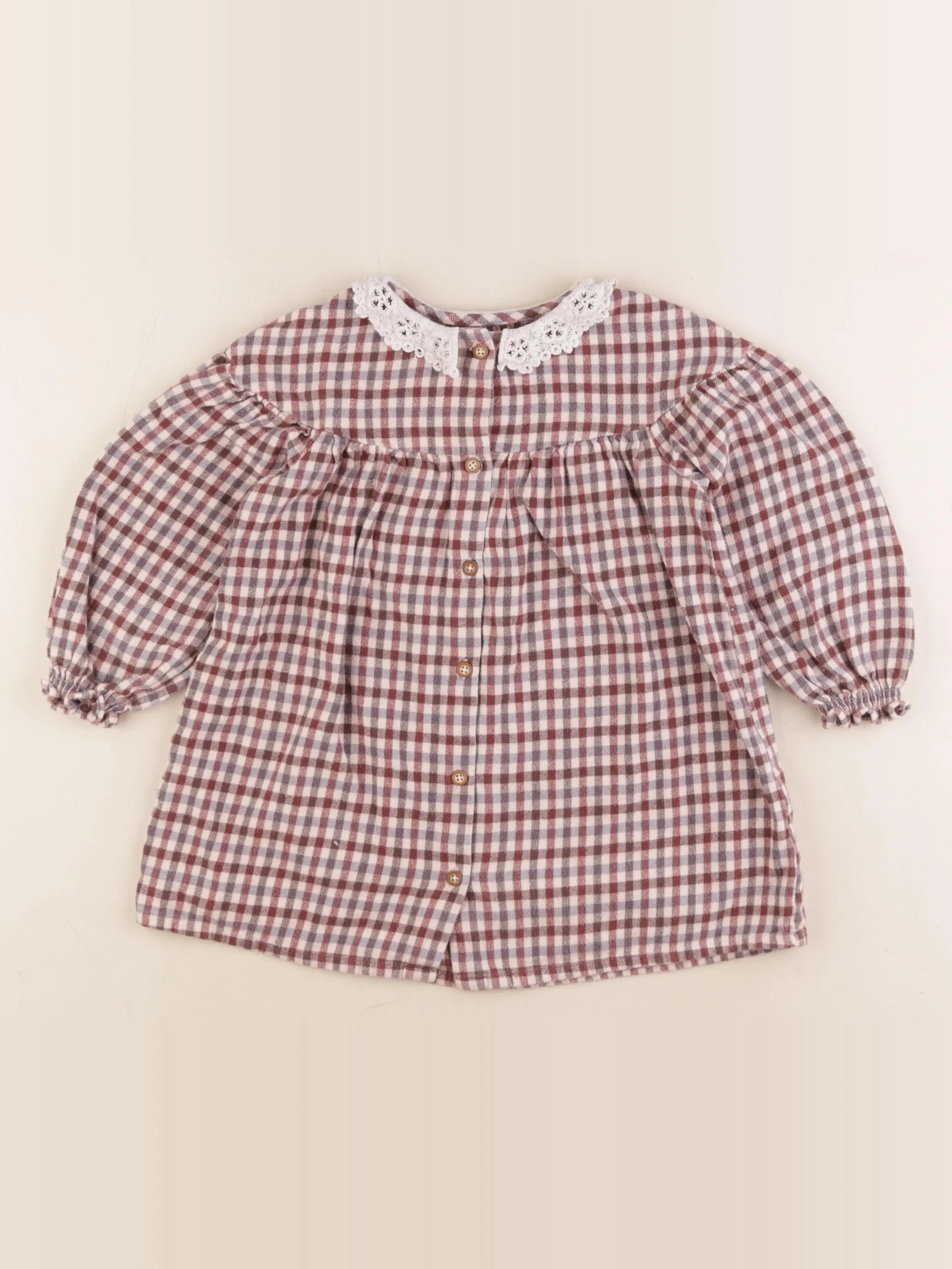 Next - robe marron - 2/3 ans