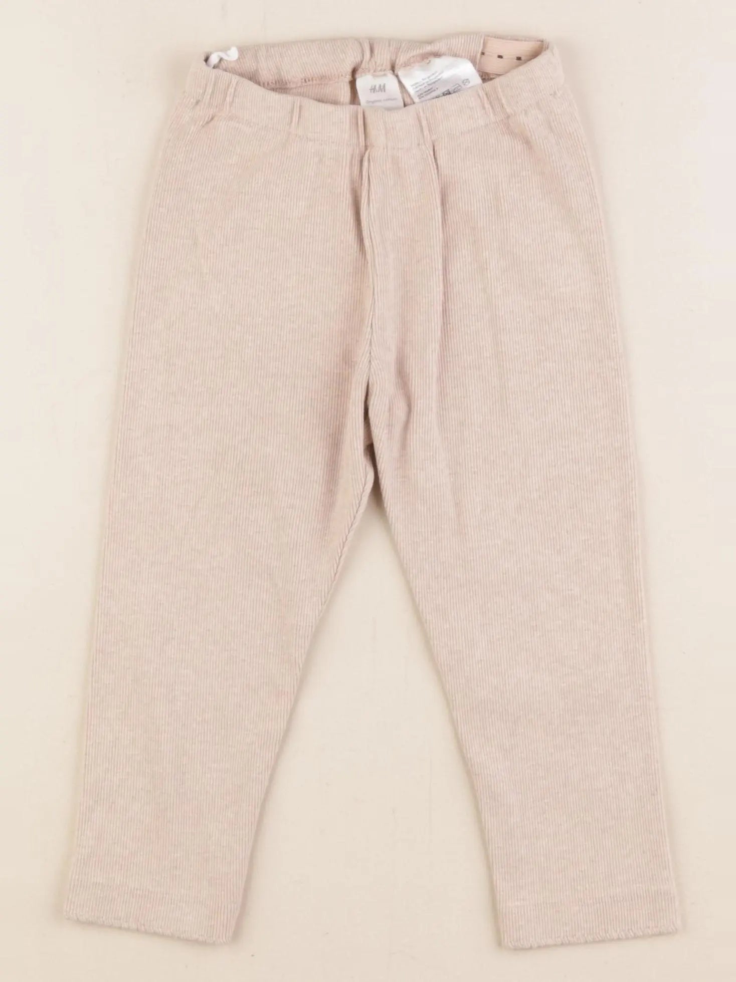 H&M - legging beige - 2 ans