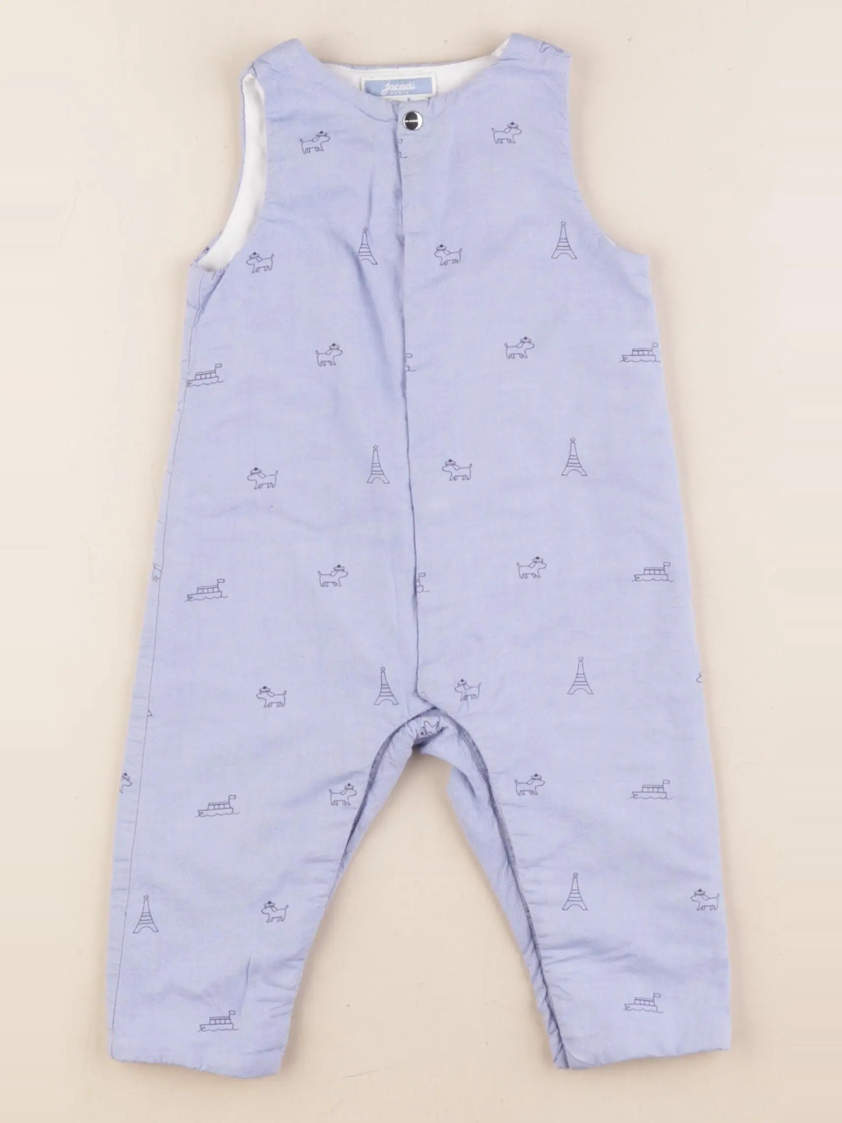Jacadi - combinaison bleu - 12 mois
