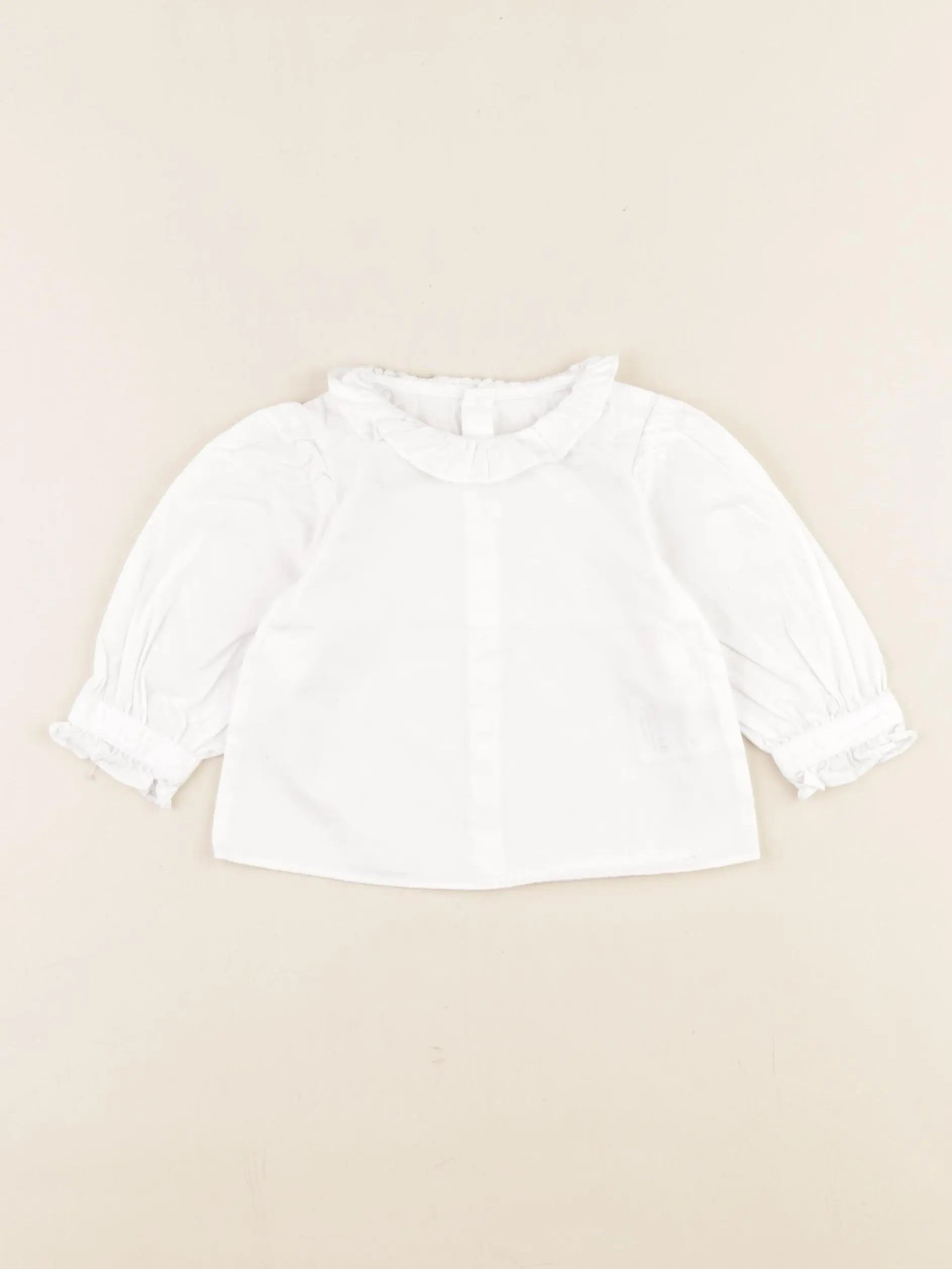 Jacadi - blouse blanc - 3 mois