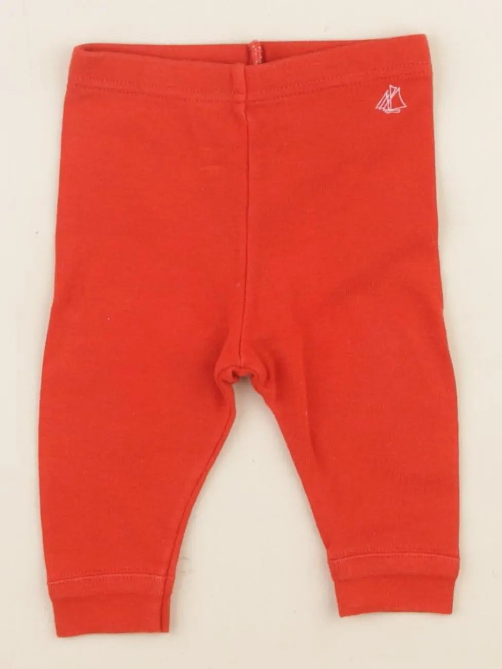 Petit Bateau - legging rouge - 3 mois