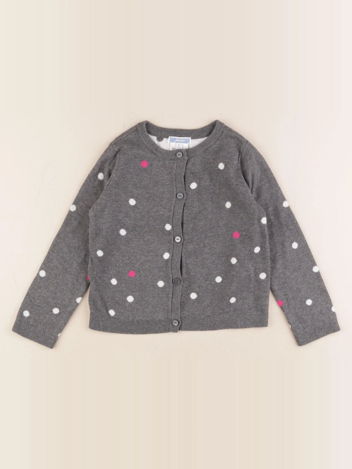 Jacadi - gilet gris - 4 ans