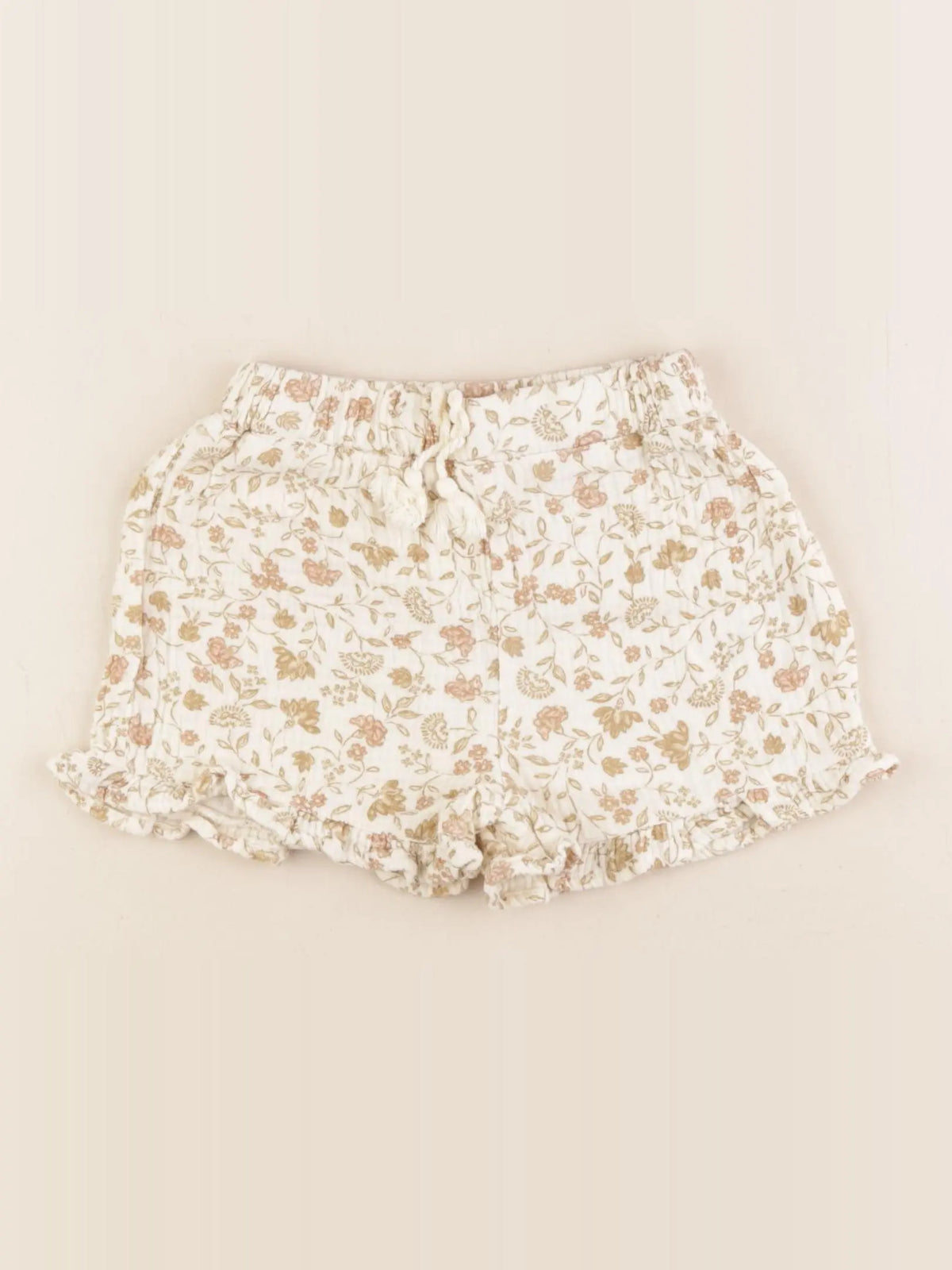 Vertbaudet - short beige - 24 mois