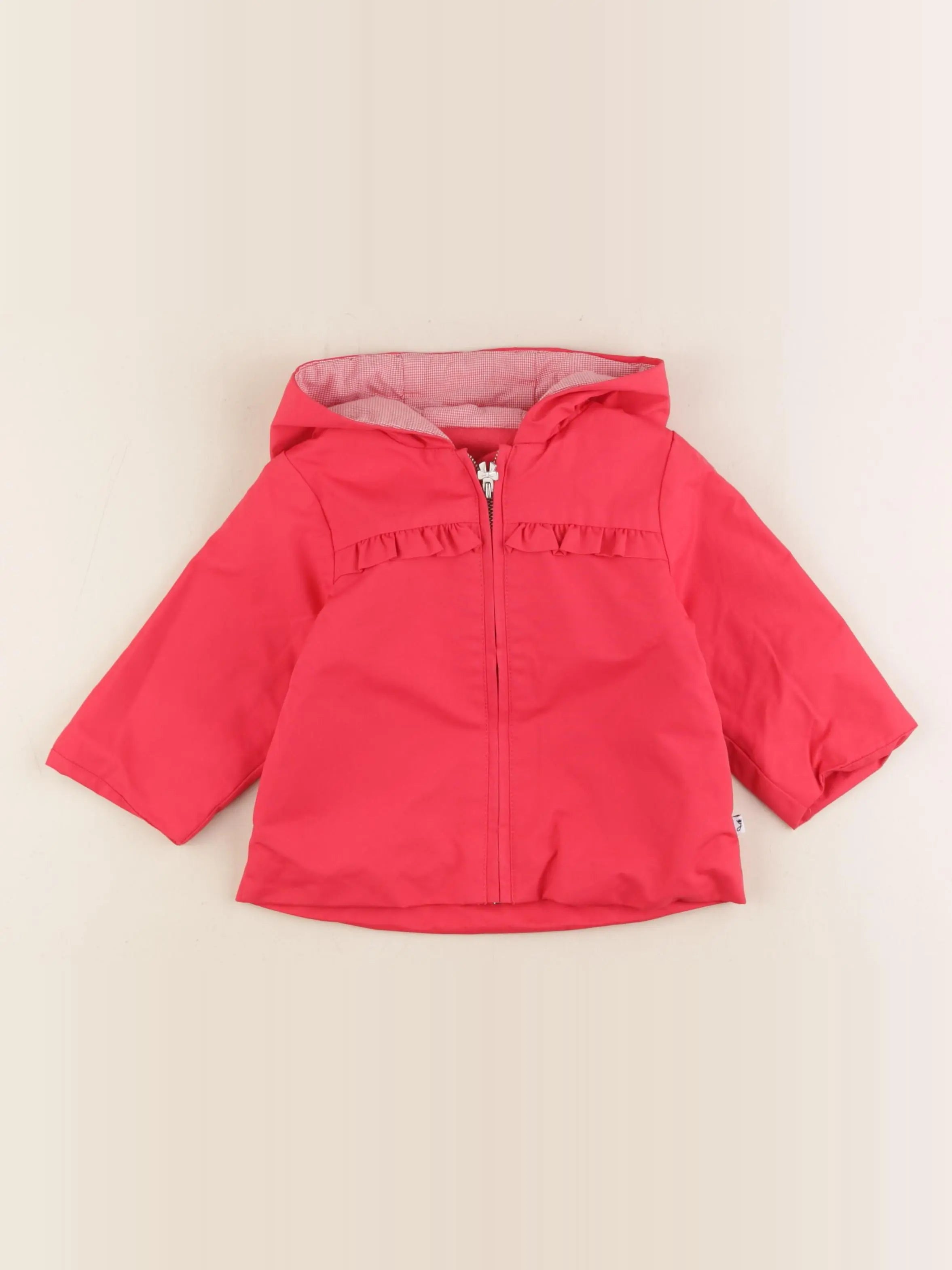 Jacadi - imperméable rouge - 12 mois