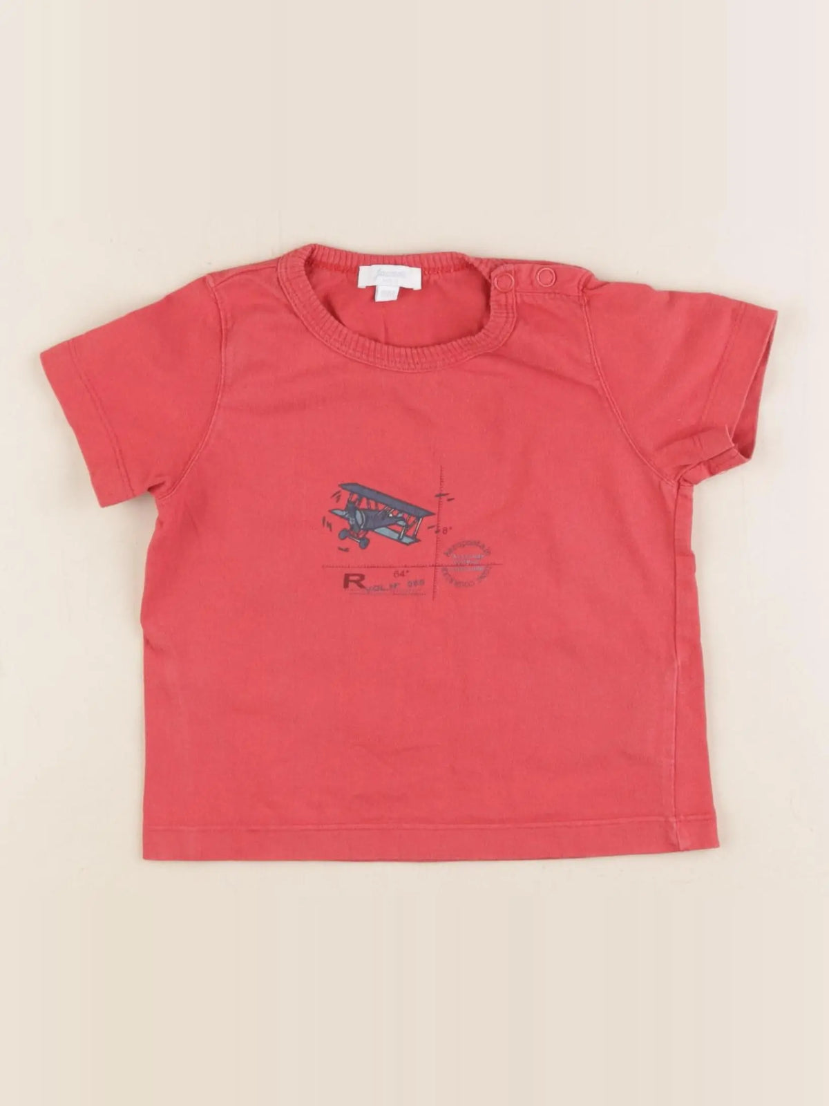 Jacadi - tee-shirt rouge - 18 mois