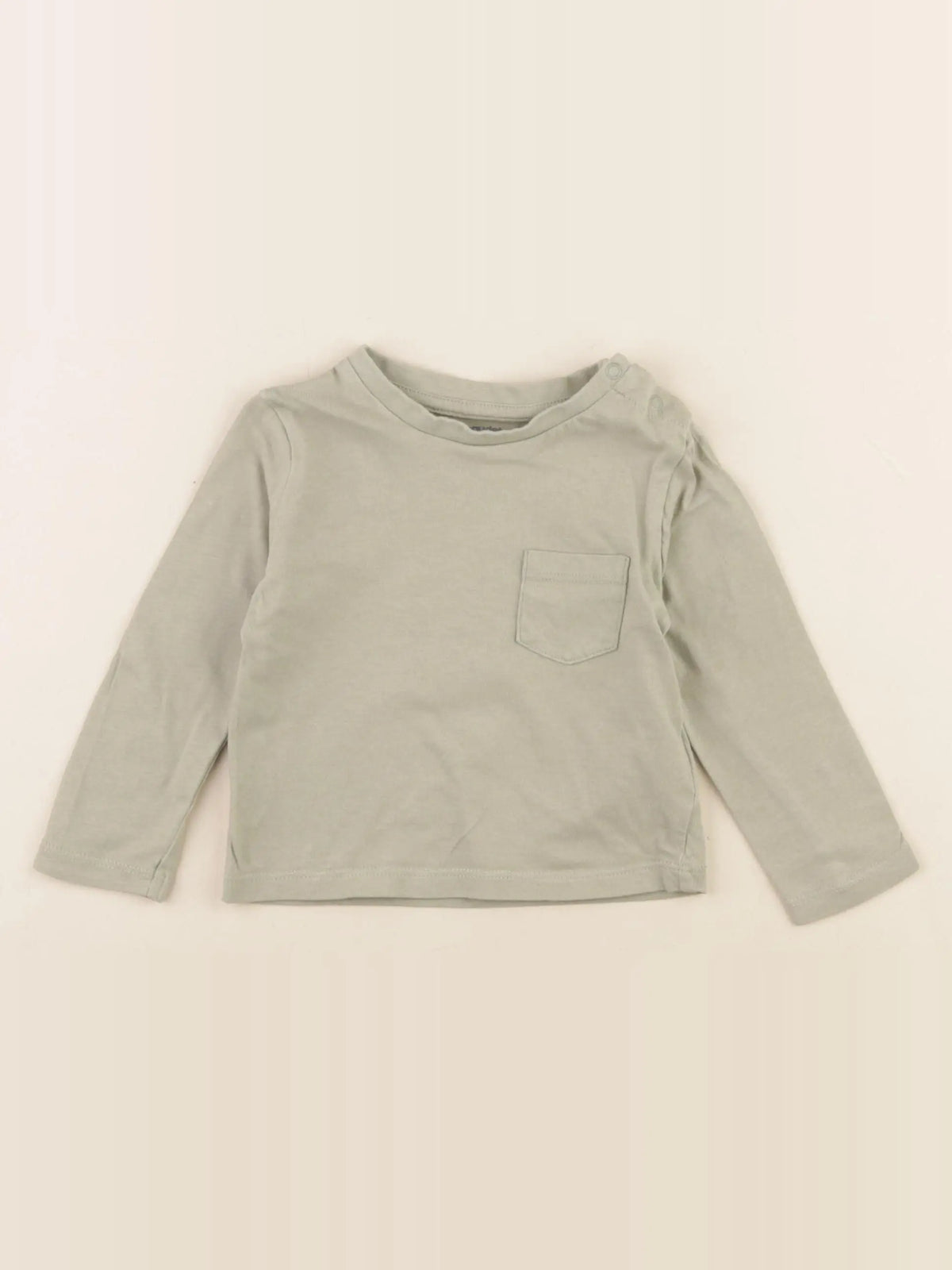Vertbaudet - tee-shirt vert - 12 mois