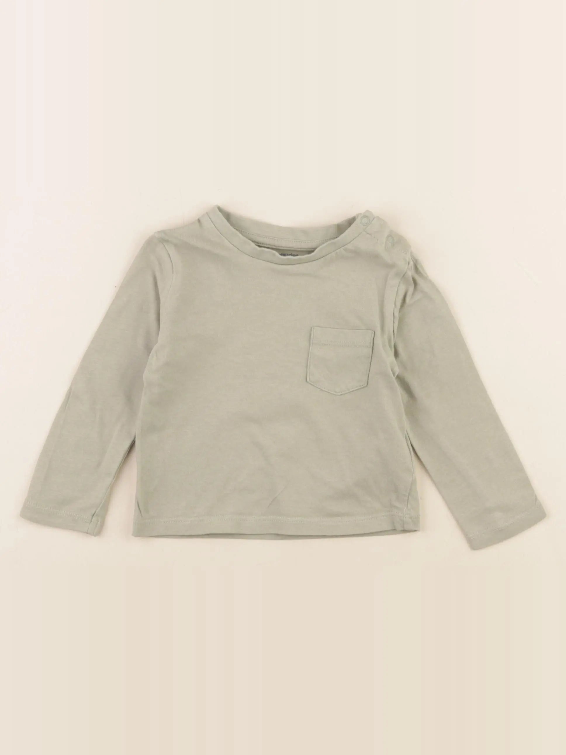 Vertbaudet - tee-shirt vert - 12 mois