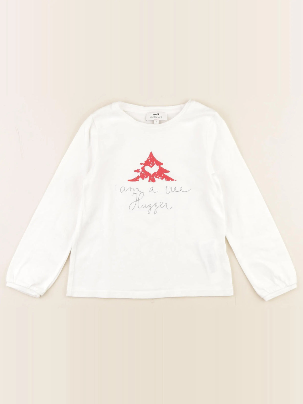Cyrillus - tee-shirt blanc - 6 ans
