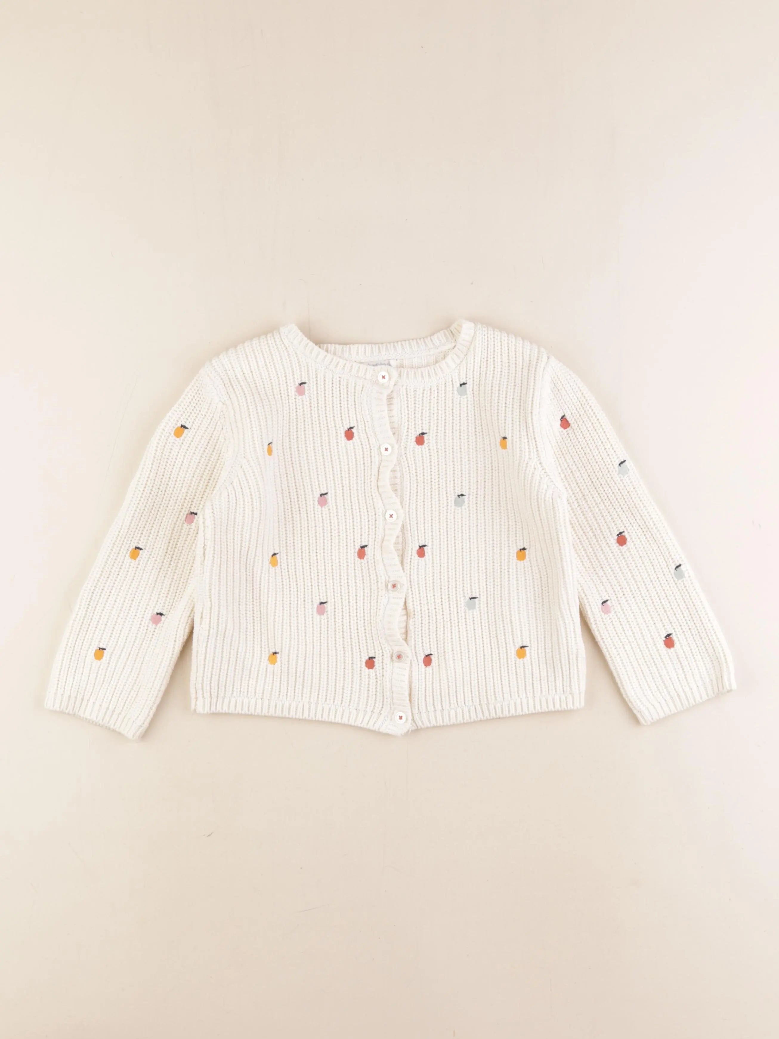 Boutchou - gilet beige - 4 ans