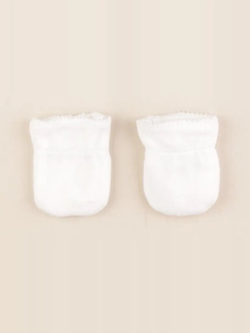 Cyrillus - moufles blanc - 1 mois
