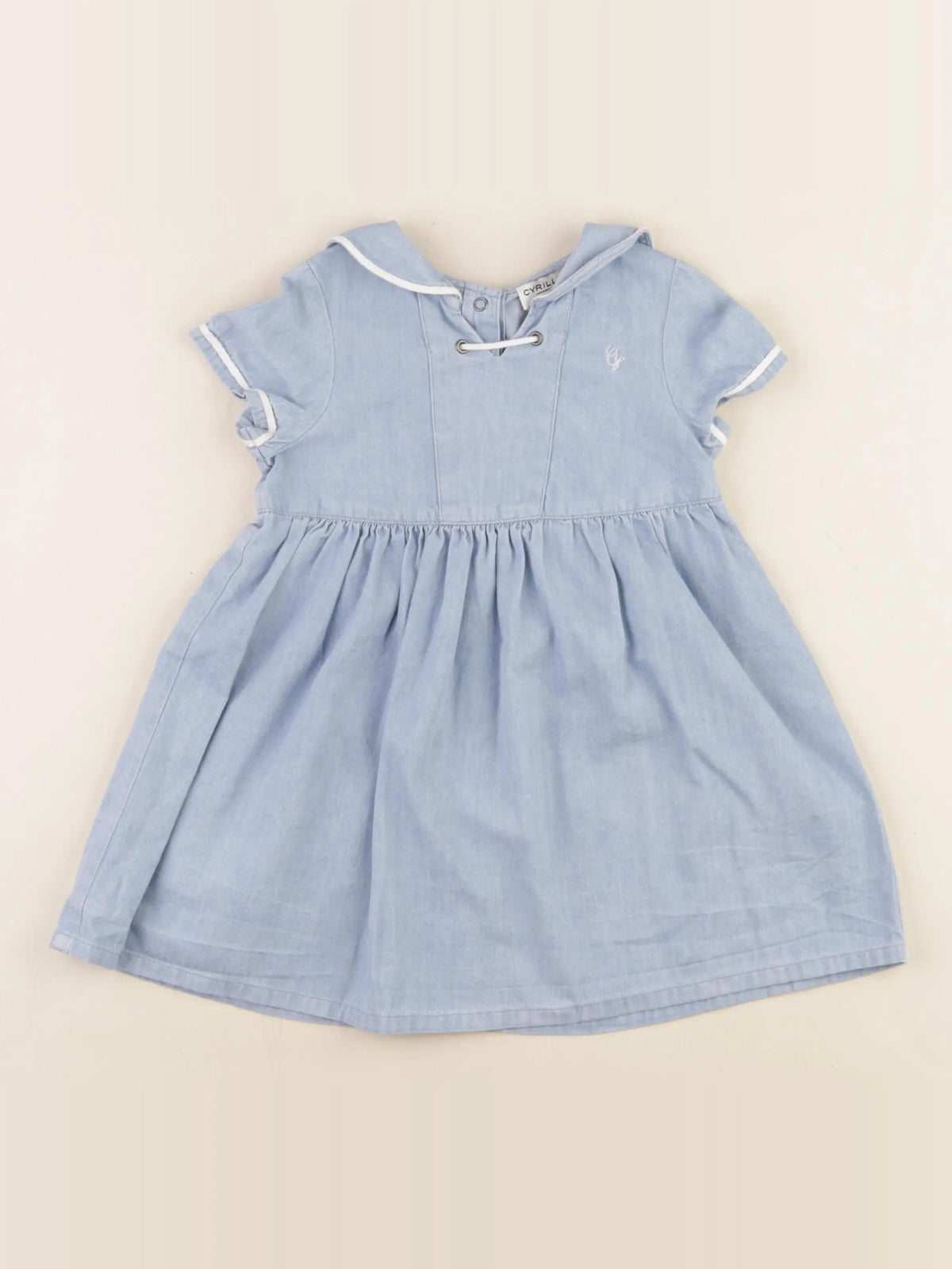 Cyrillus - robe bleu - 12 mois
