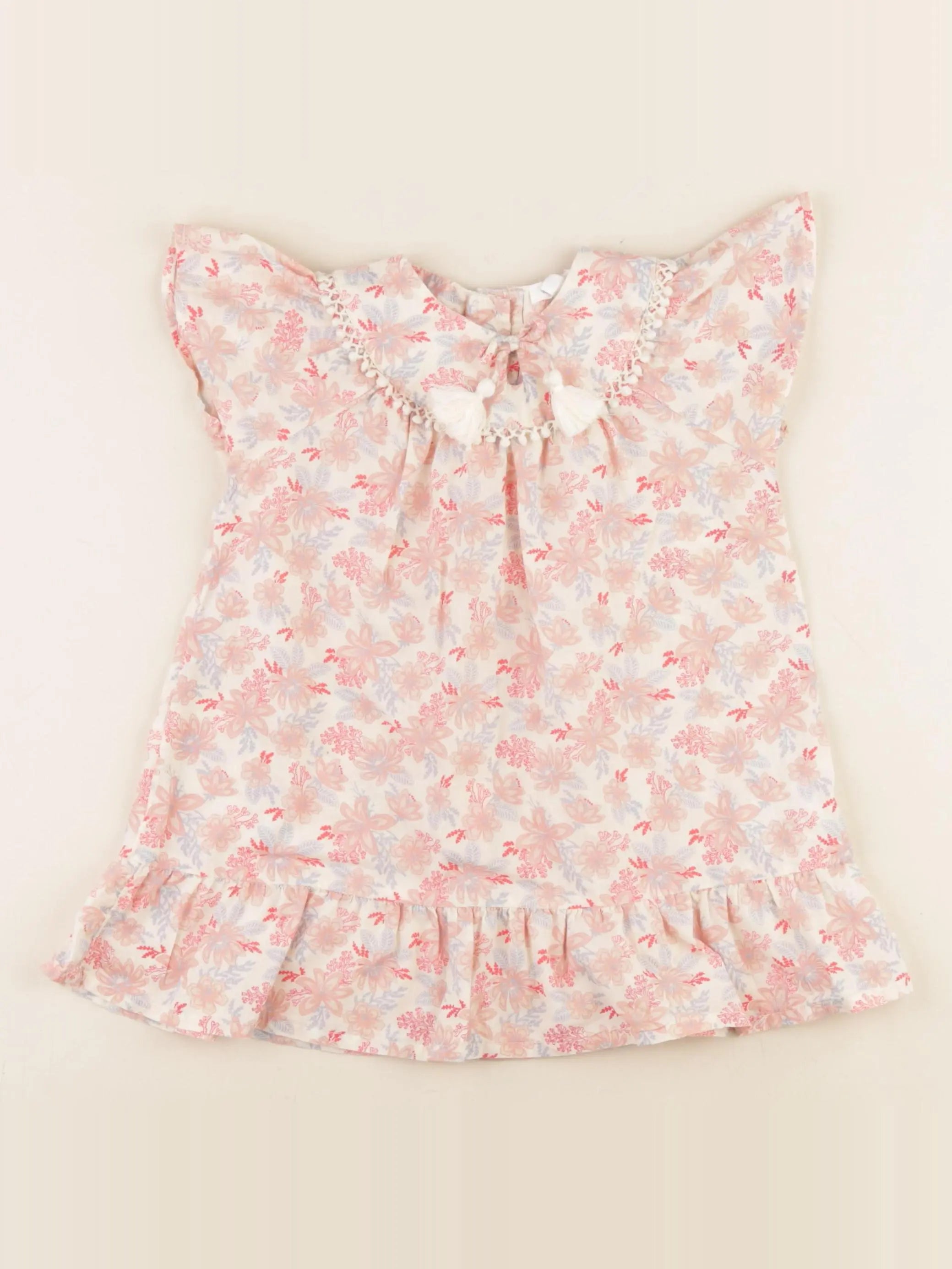 Vertbaudet - robe rose - 2 ans