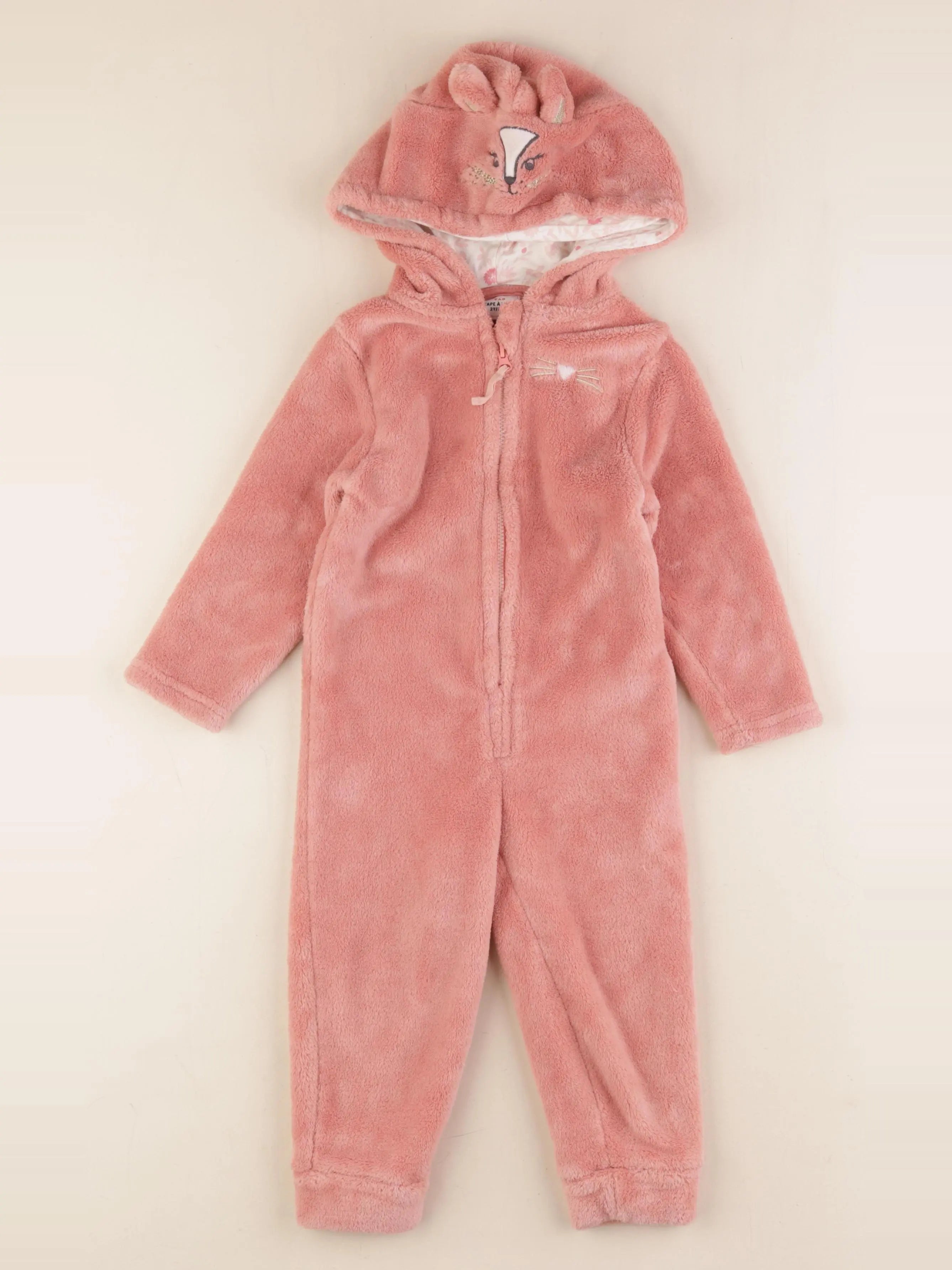 Tape à l'oeil - sur-pyjama rose - 2 ans