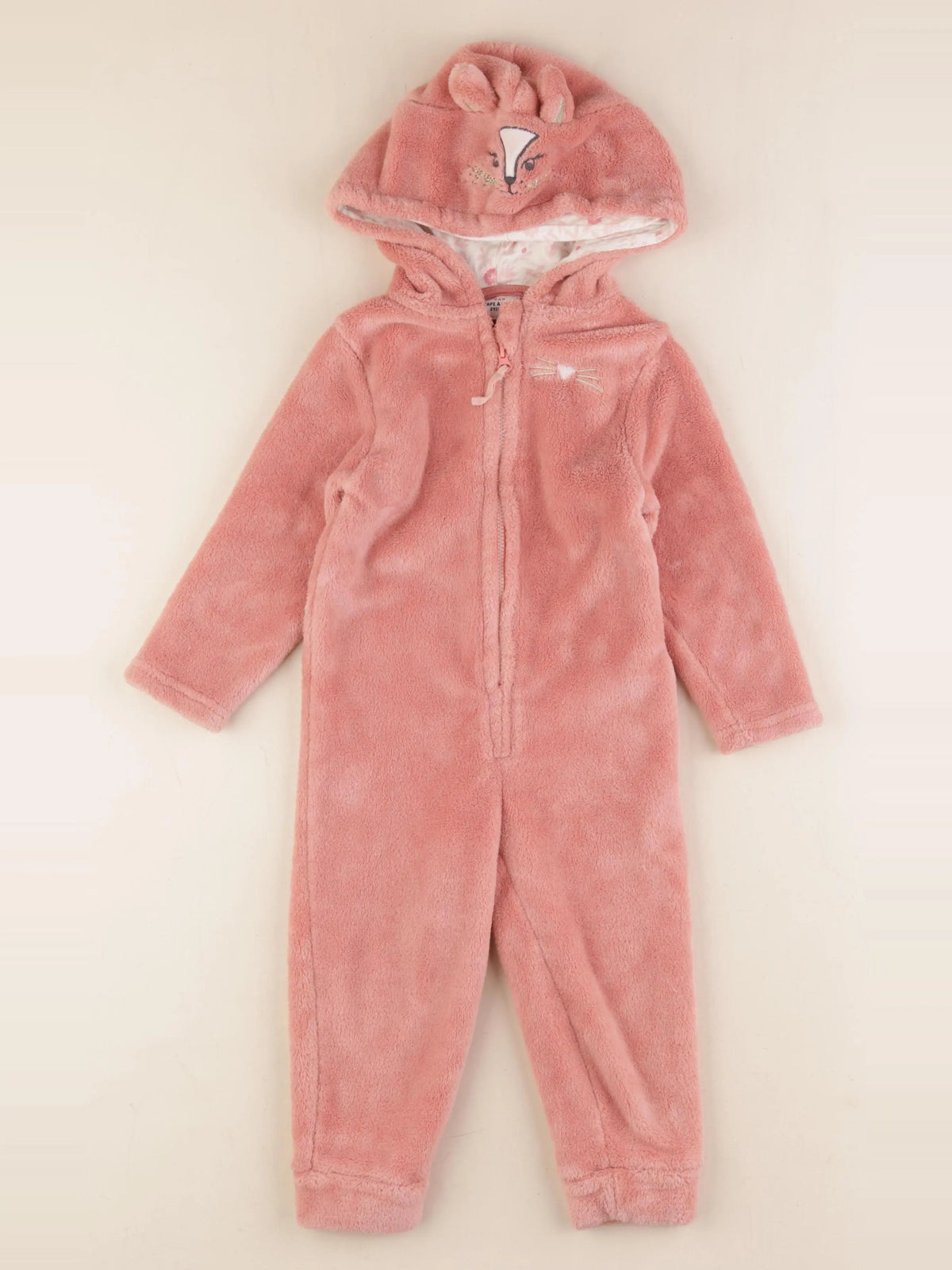 Tape à l'oeil - sur-pyjama rose - 2 ans