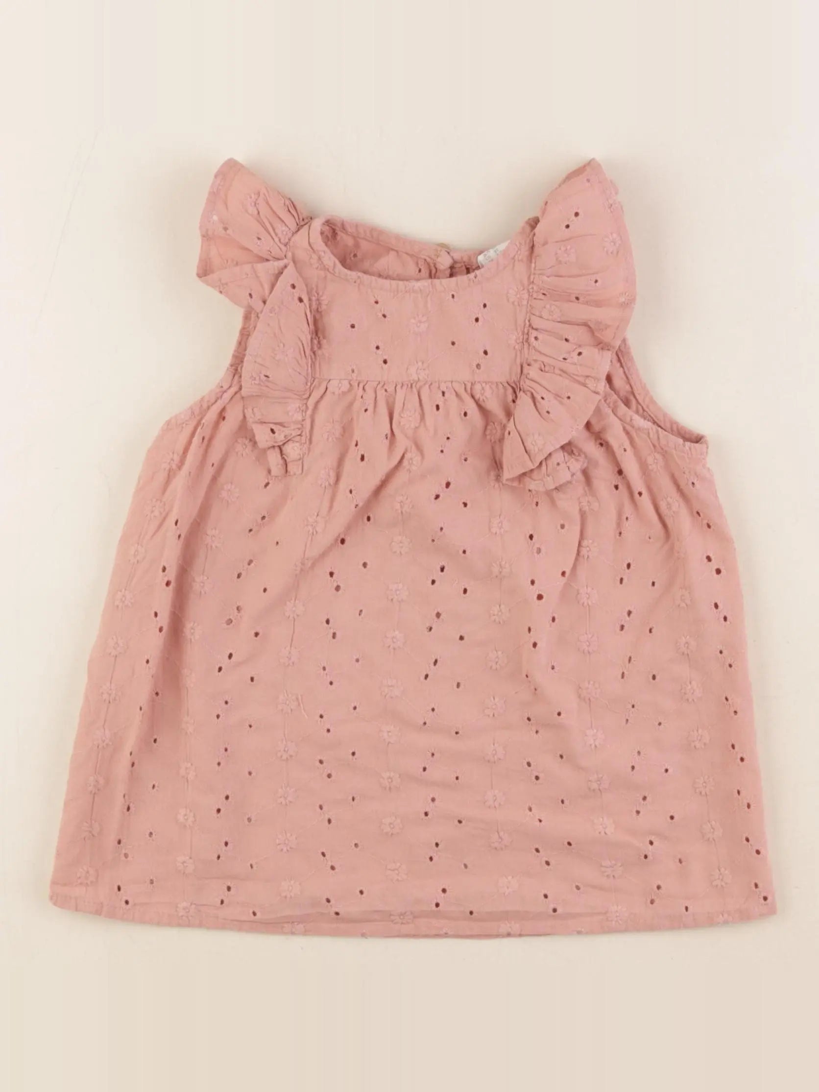 H&M - blouse rose - 2/3 ans